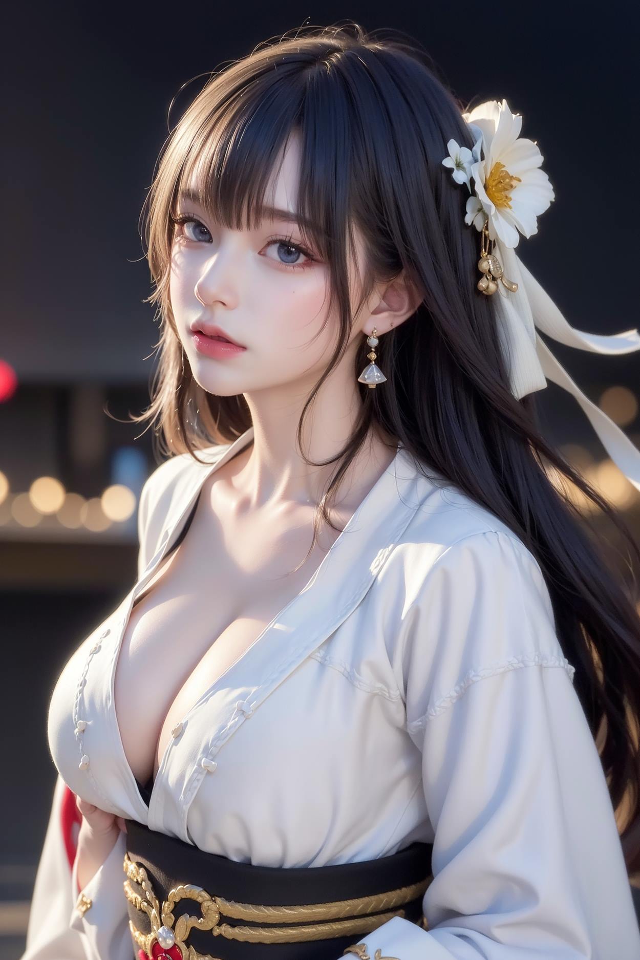 图片[95]-AI绘画 589 白衣小师妹 AI 古典 美女[147P] – 速更版-美库