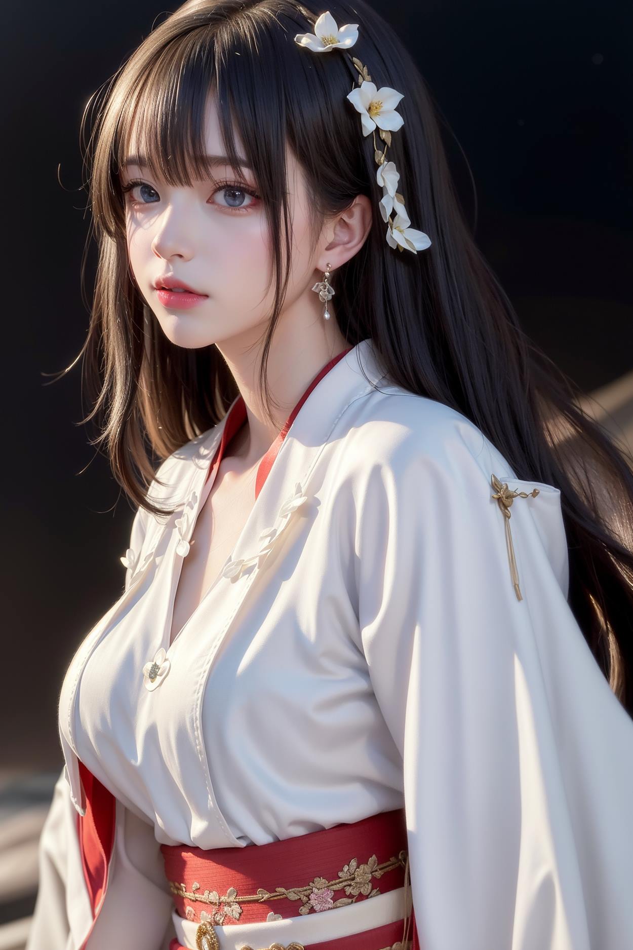 图片[98]-AI绘画 589 白衣小师妹 AI 古典 美女[147P] – 速更版-美库