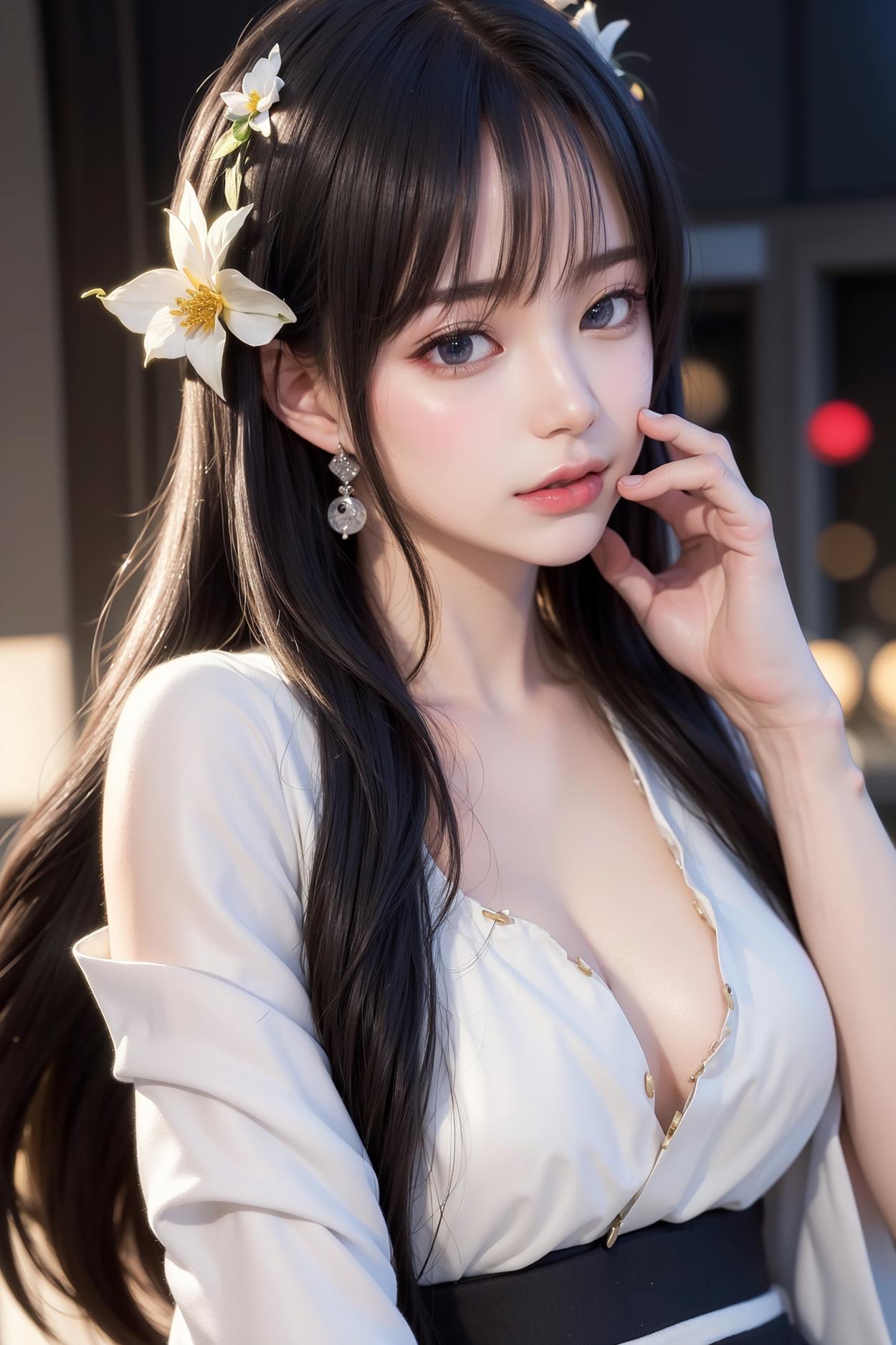 图片[99]-AI绘画 589 白衣小师妹 AI 古典 美女[147P] – 速更版-美库