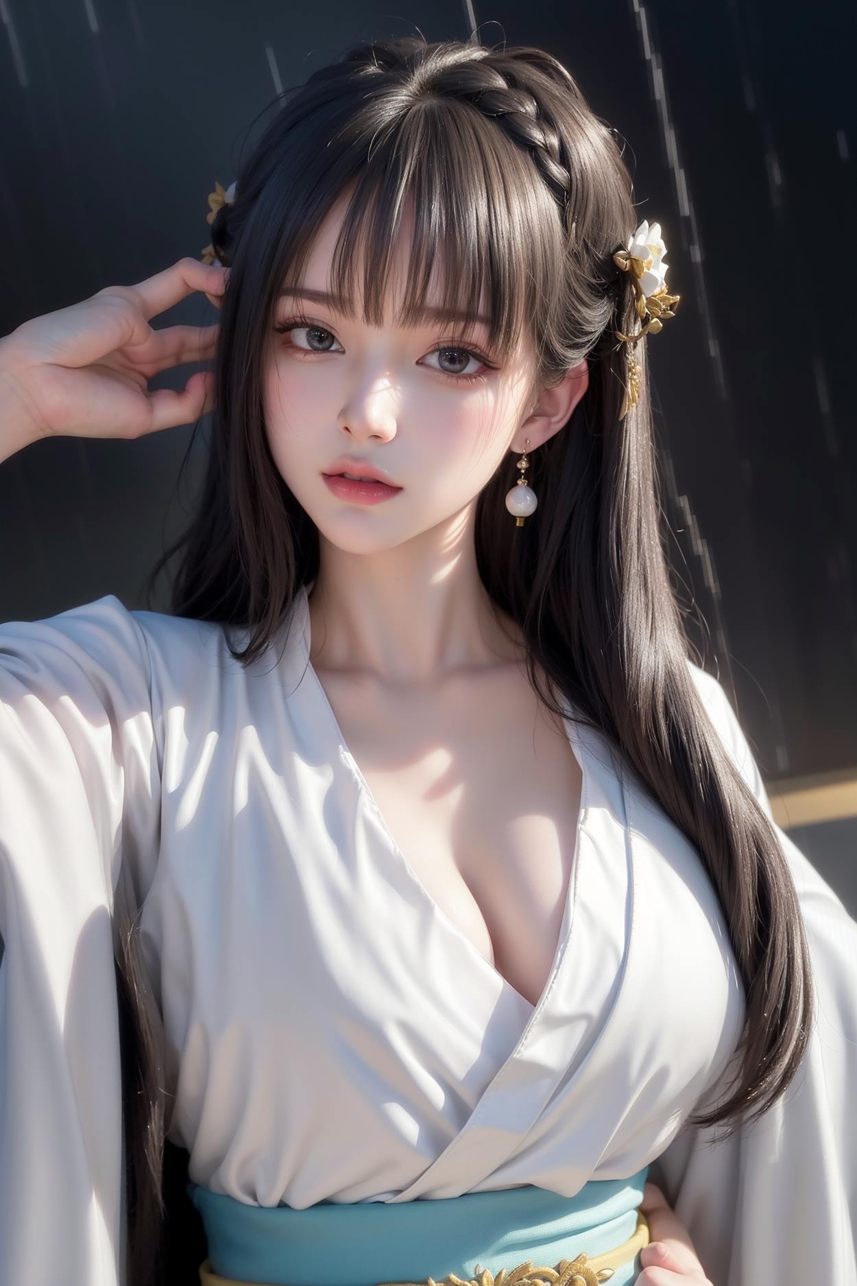 图片[101]-AI绘画 589 白衣小师妹 AI 古典 美女[147P] – 速更版-美库