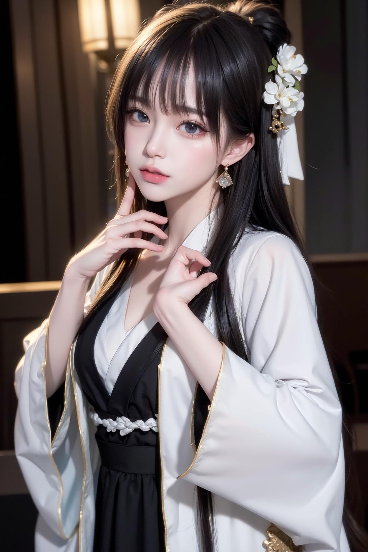 图片[102]-AI绘画 589 白衣小师妹 AI 古典 美女[147P] – 速更版-美库