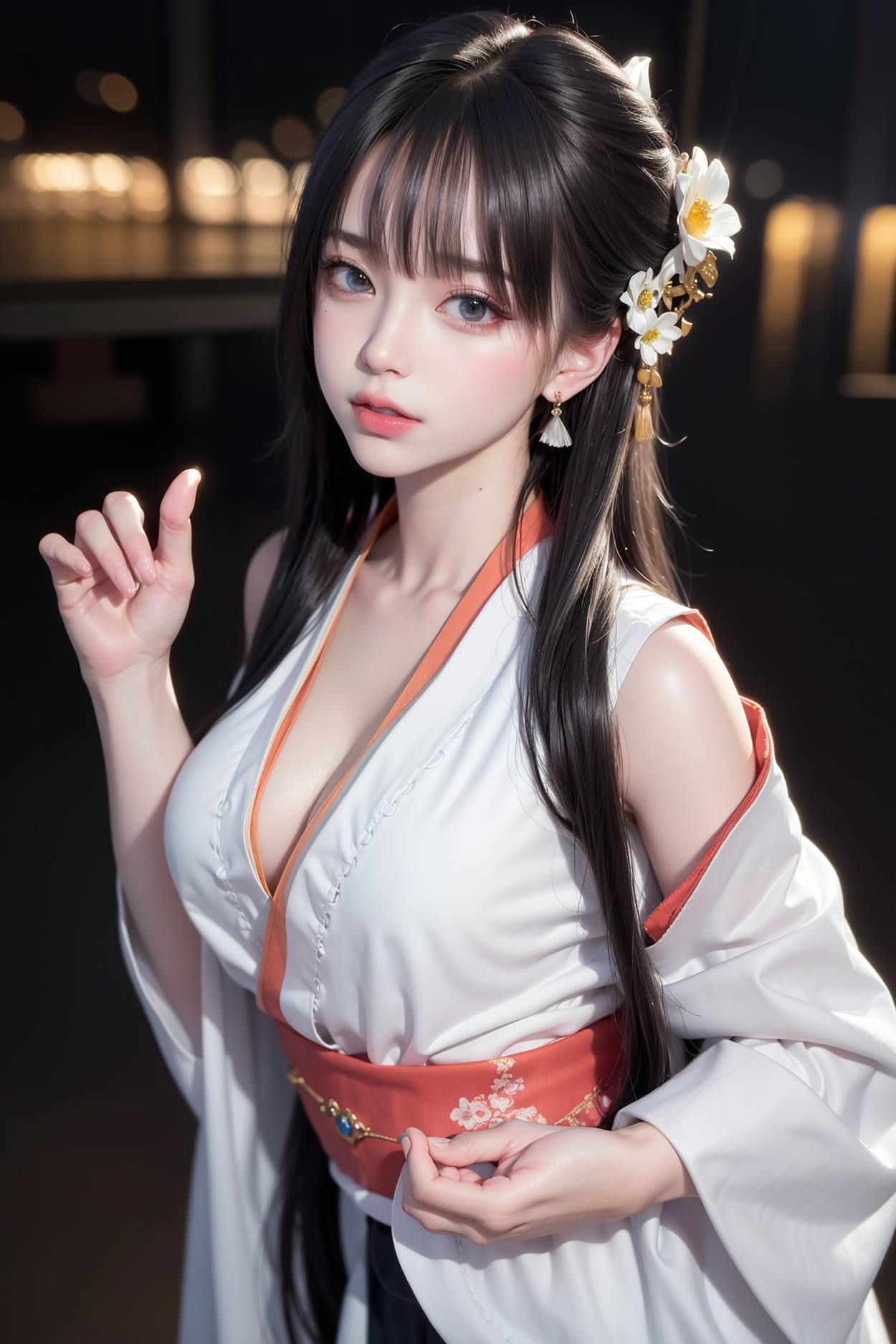 图片[104]-AI绘画 589 白衣小师妹 AI 古典 美女[147P] – 速更版-美库