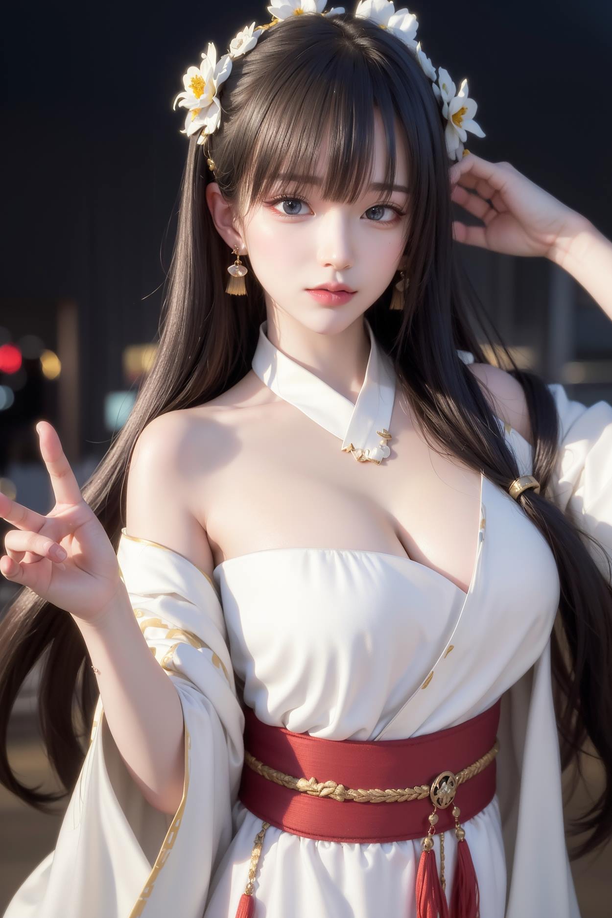 图片[109]-AI绘画 589 白衣小师妹 AI 古典 美女[147P] – 速更版-美库