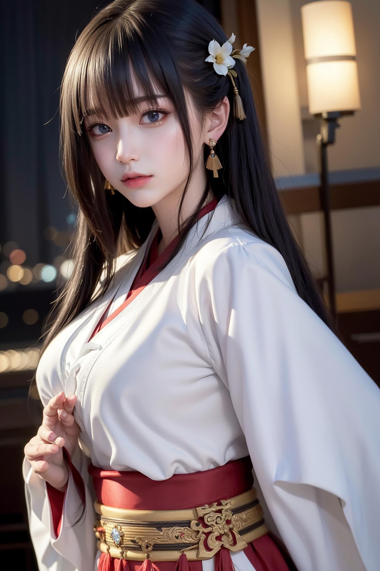 图片[113]-AI绘画 589 白衣小师妹 AI 古典 美女[147P] – 速更版-美库