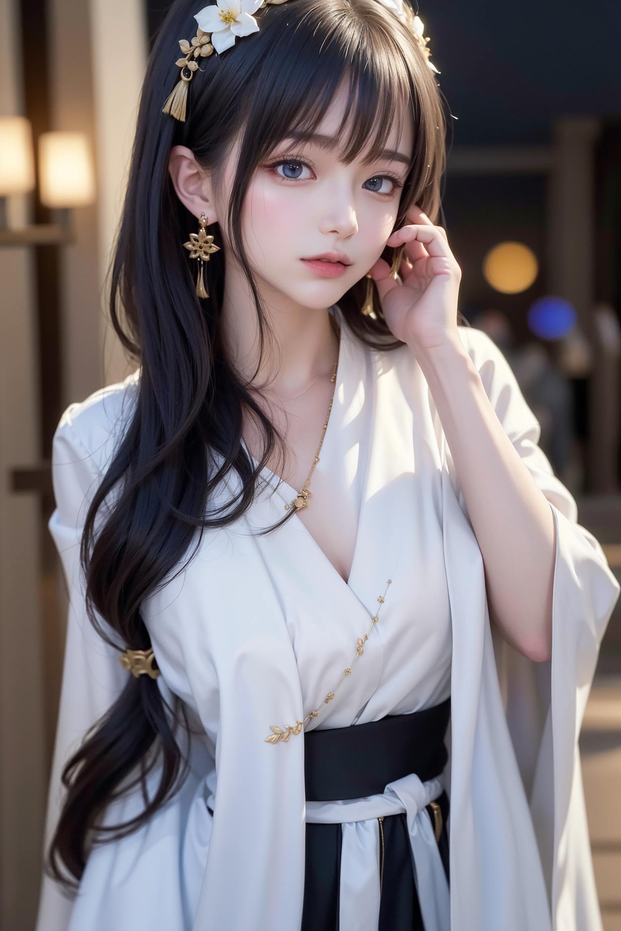 图片[114]-AI绘画 589 白衣小师妹 AI 古典 美女[147P] – 速更版-美库