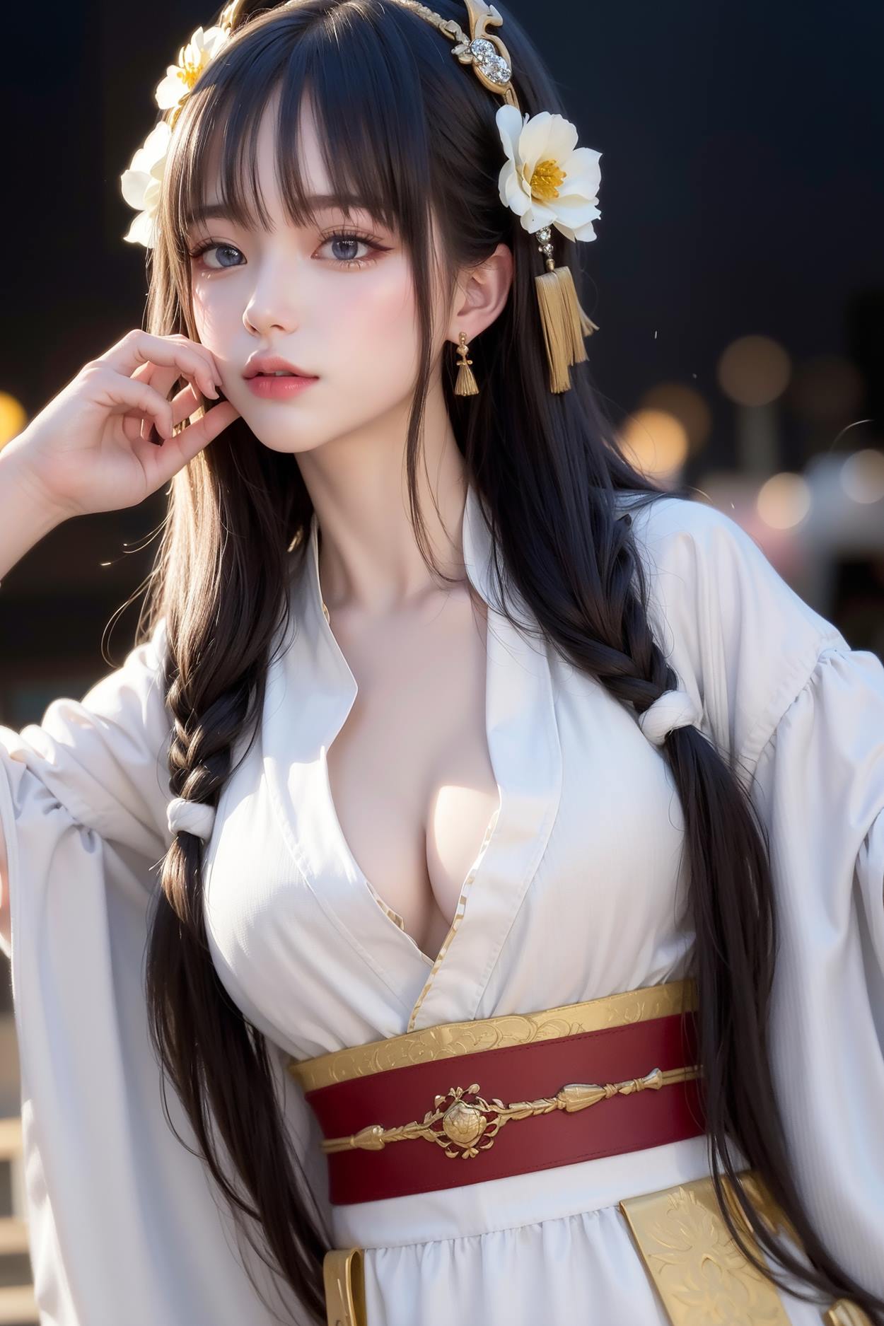 图片[115]-AI绘画 589 白衣小师妹 AI 古典 美女[147P] – 速更版-美库