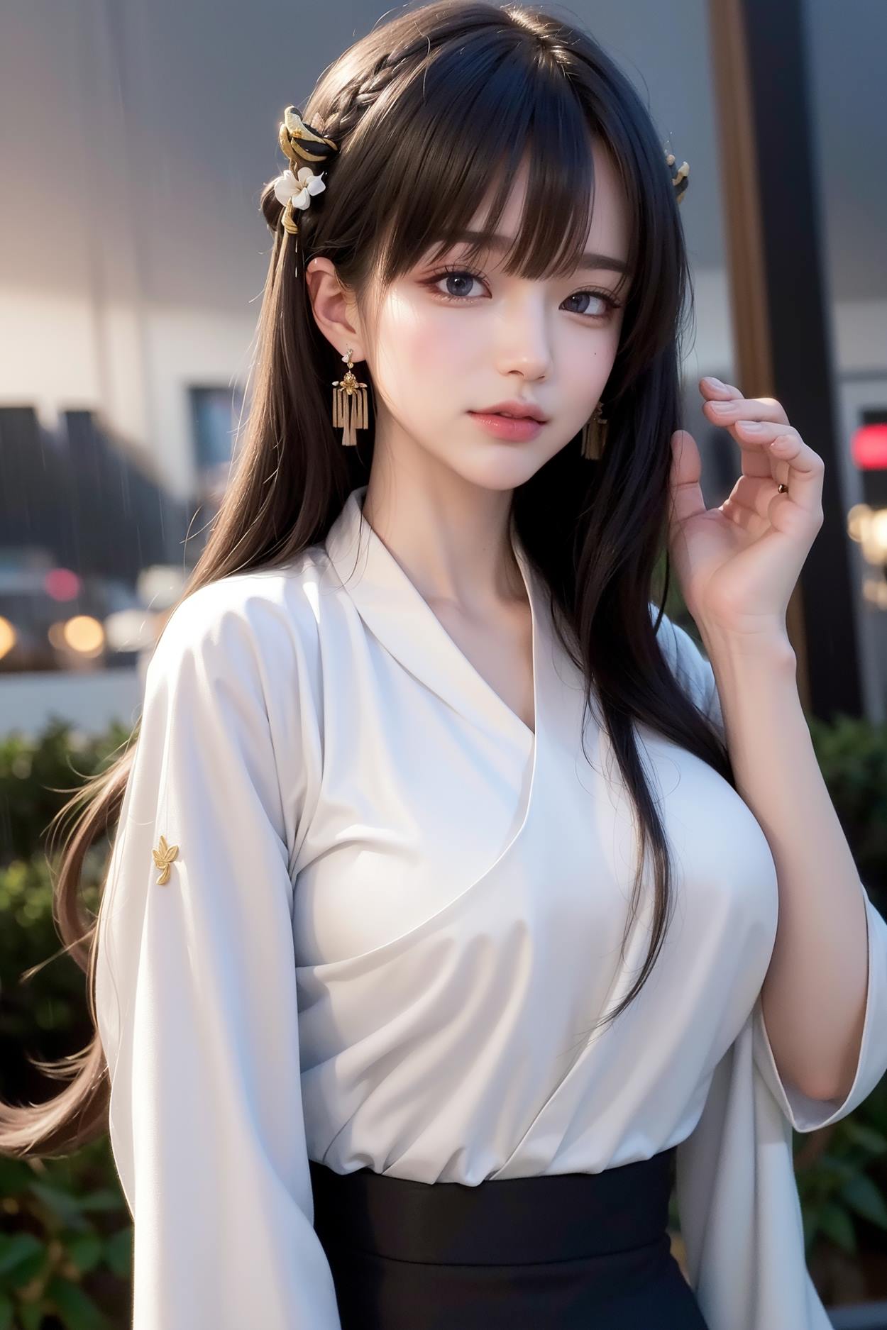 图片[118]-AI绘画 589 白衣小师妹 AI 古典 美女[147P] – 速更版-美库