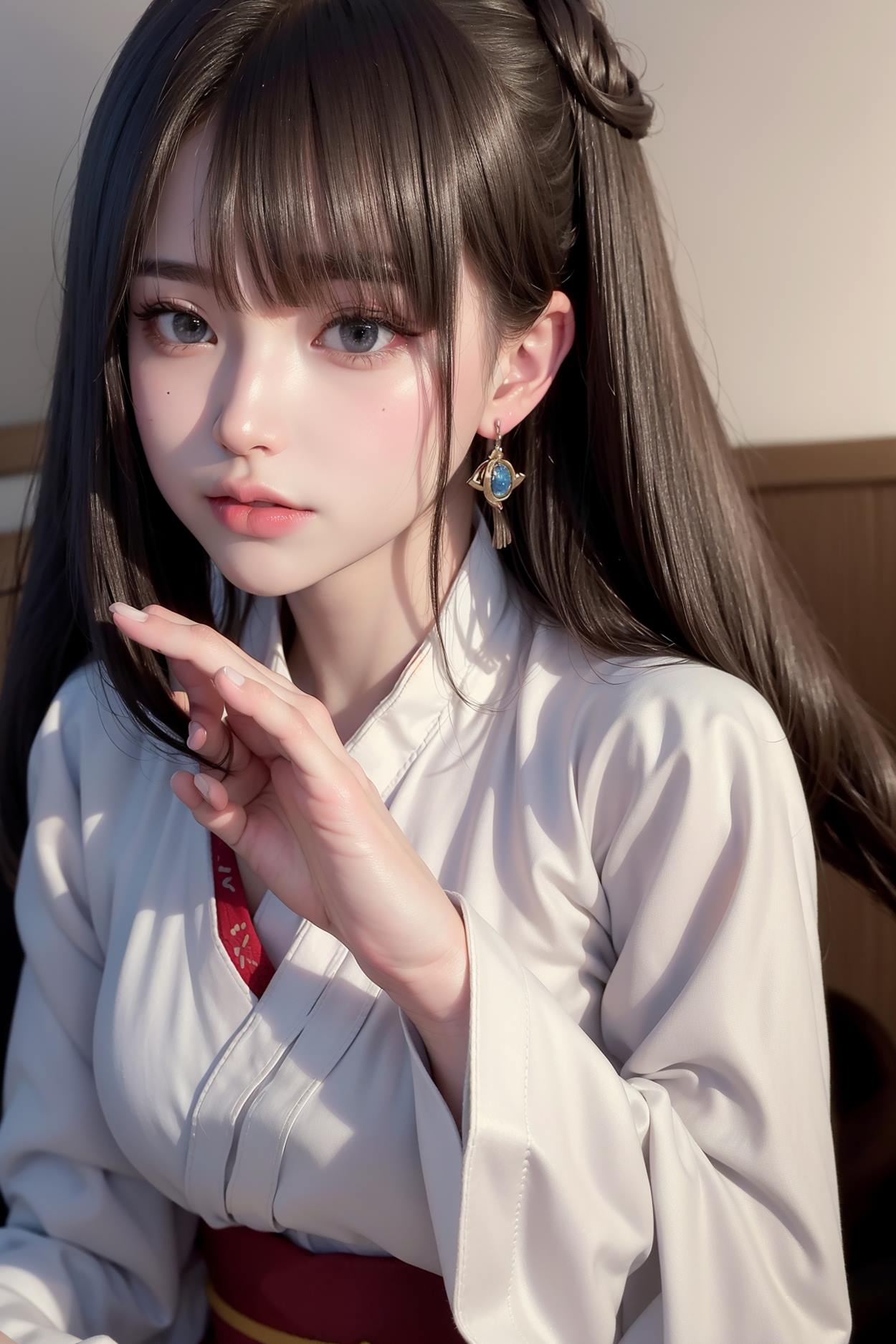 图片[124]-AI绘画 589 白衣小师妹 AI 古典 美女[147P] – 速更版-美库