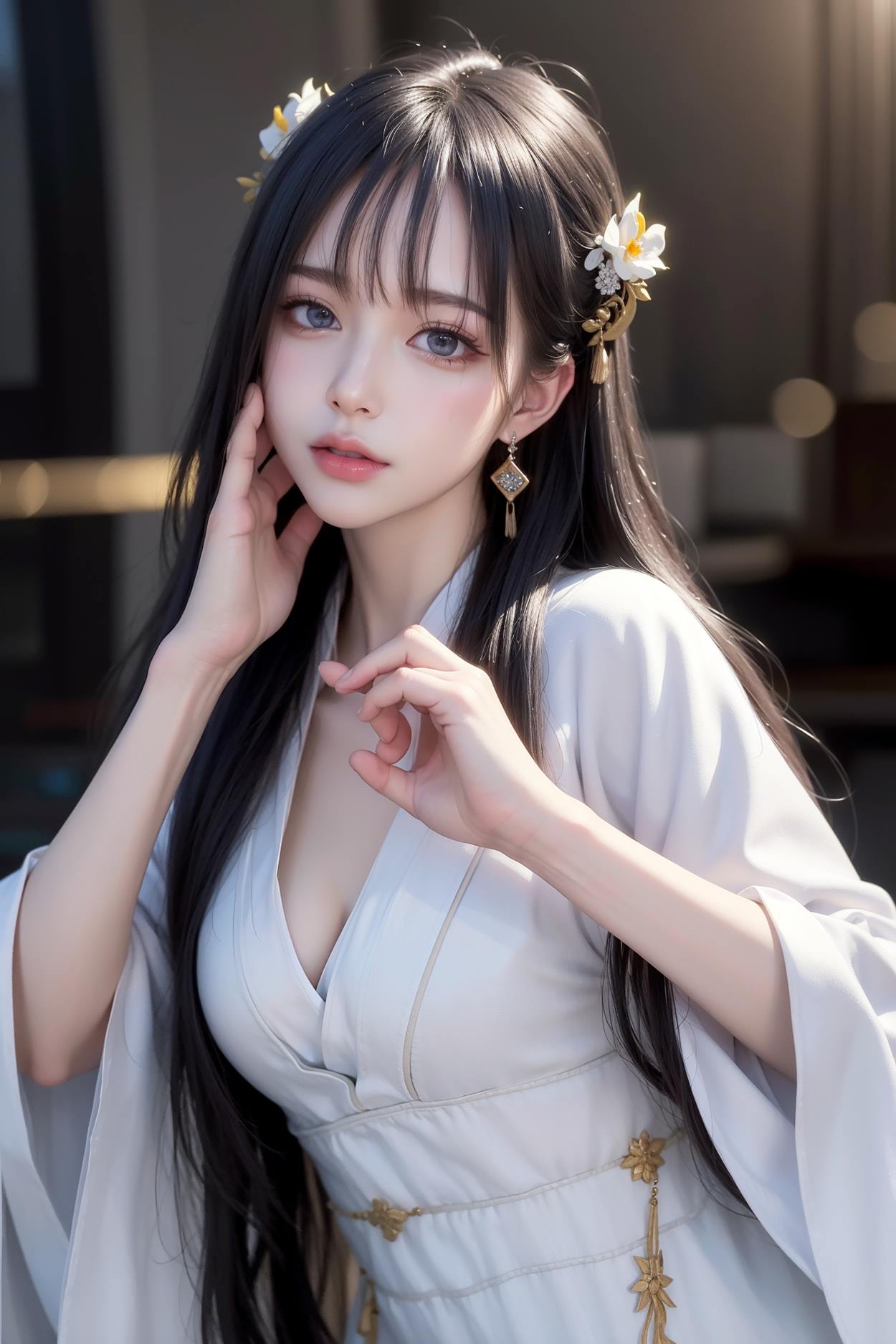 图片[128]-AI绘画 589 白衣小师妹 AI 古典 美女[147P] – 速更版-美库