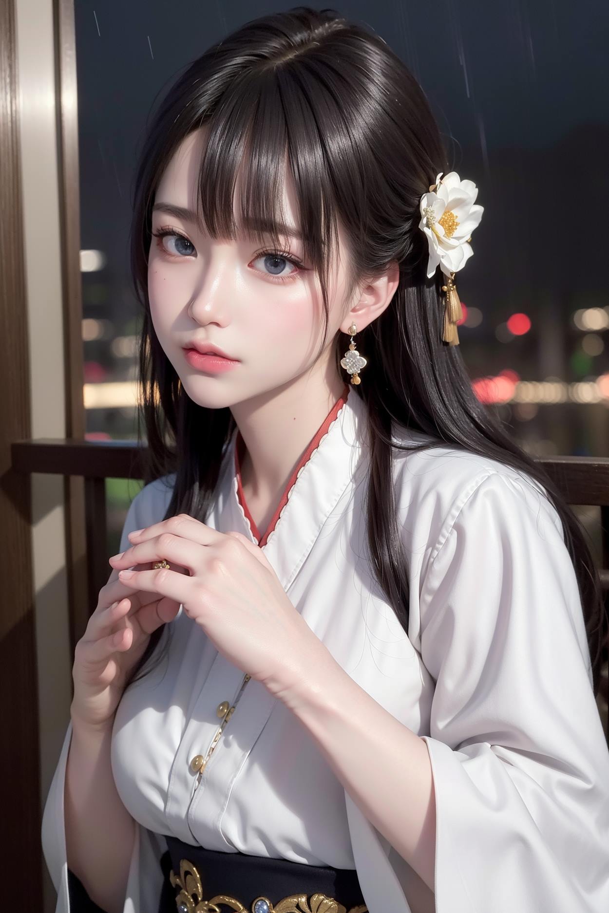 图片[129]-AI绘画 589 白衣小师妹 AI 古典 美女[147P] – 速更版-美库