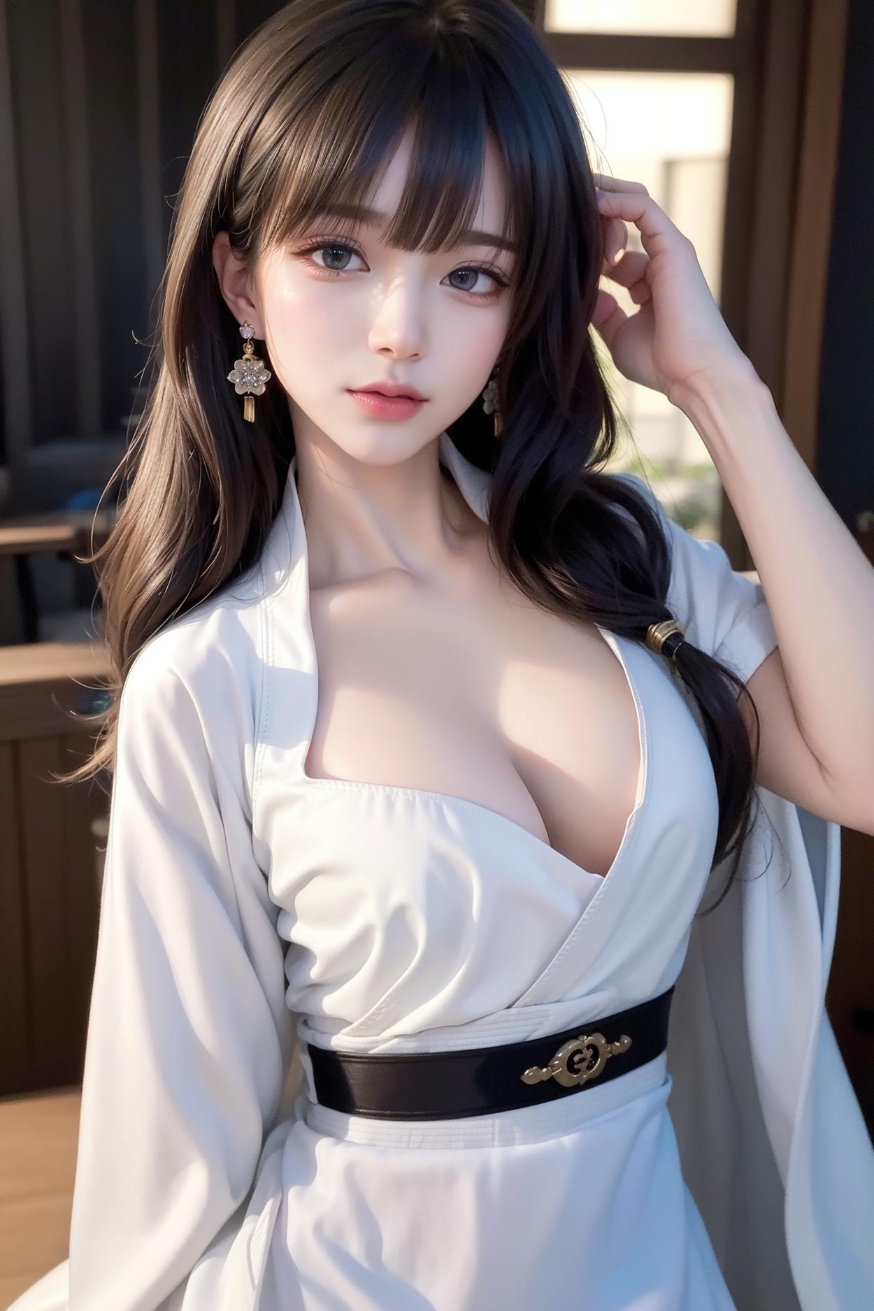 图片[130]-AI绘画 589 白衣小师妹 AI 古典 美女[147P] – 速更版-美库