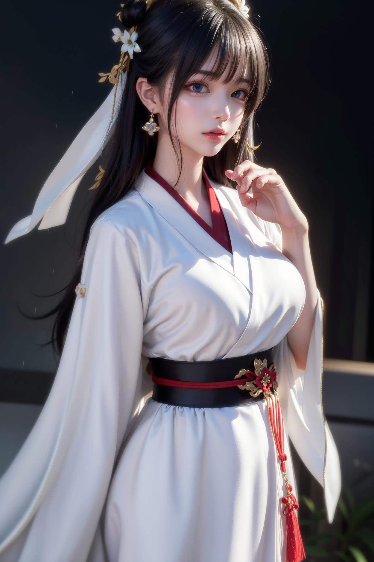 图片[131]-AI绘画 589 白衣小师妹 AI 古典 美女[147P] – 速更版-美库