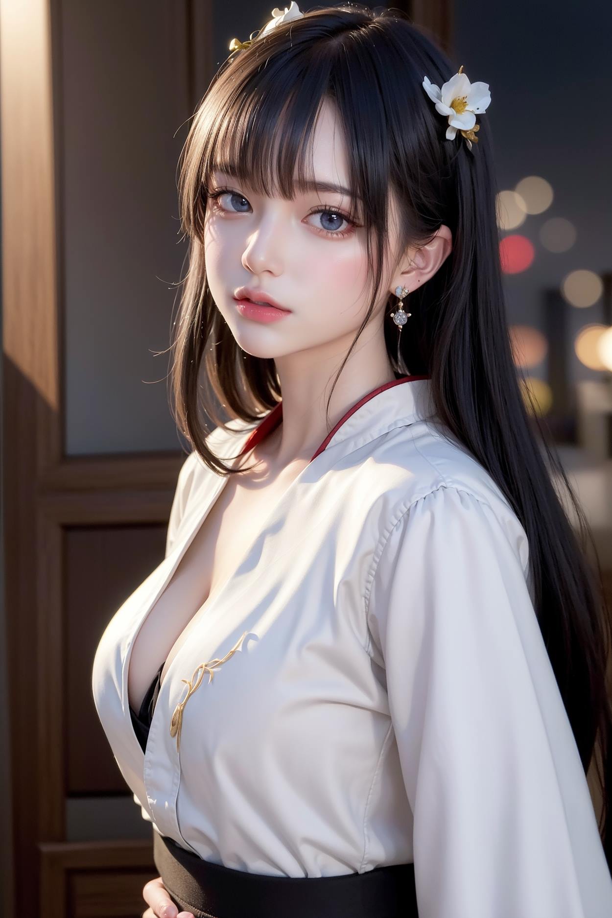 图片[133]-AI绘画 589 白衣小师妹 AI 古典 美女[147P] – 速更版-美库