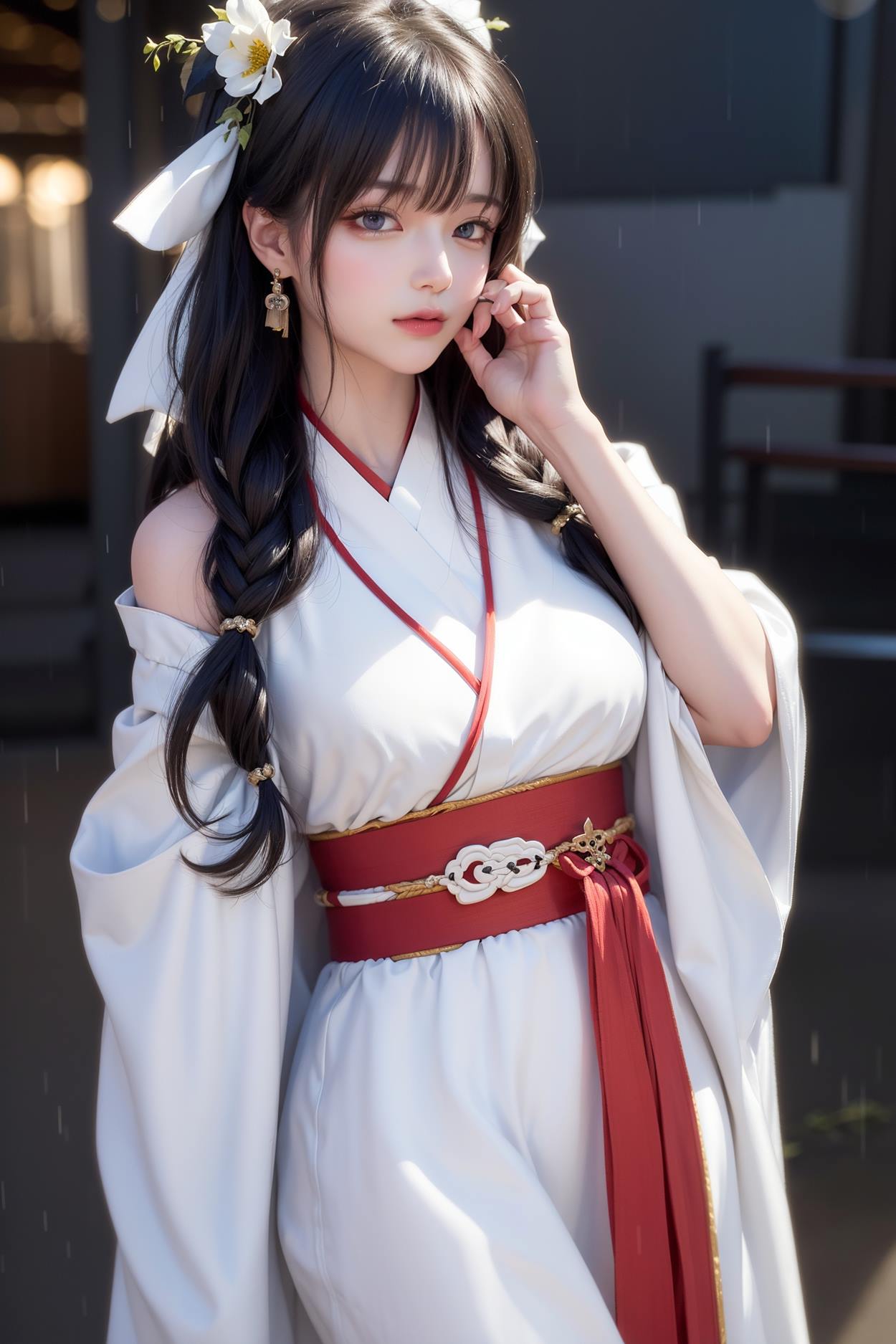 图片[136]-AI绘画 589 白衣小师妹 AI 古典 美女[147P] – 速更版-美库