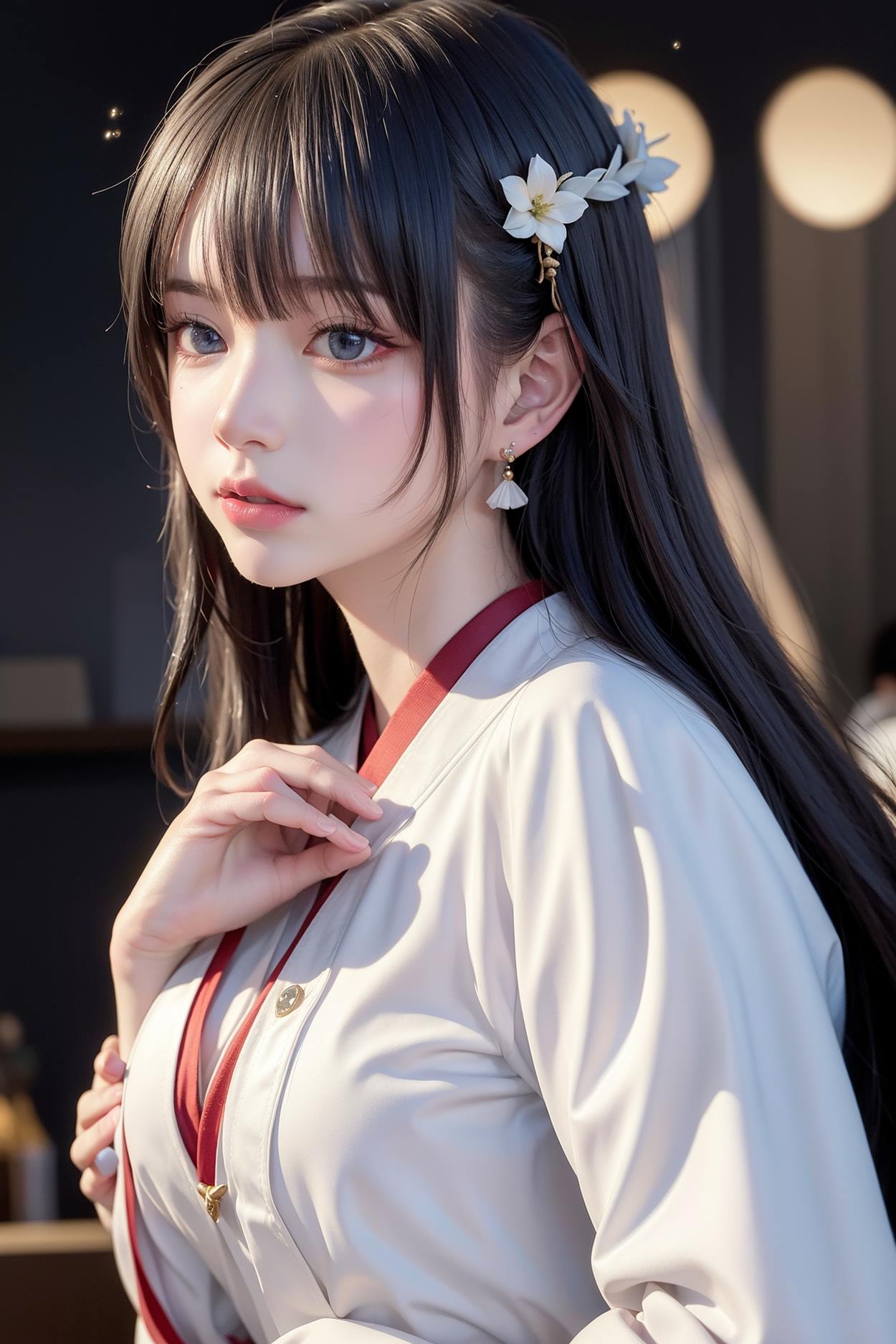 图片[142]-AI绘画 589 白衣小师妹 AI 古典 美女[147P] – 速更版-美库