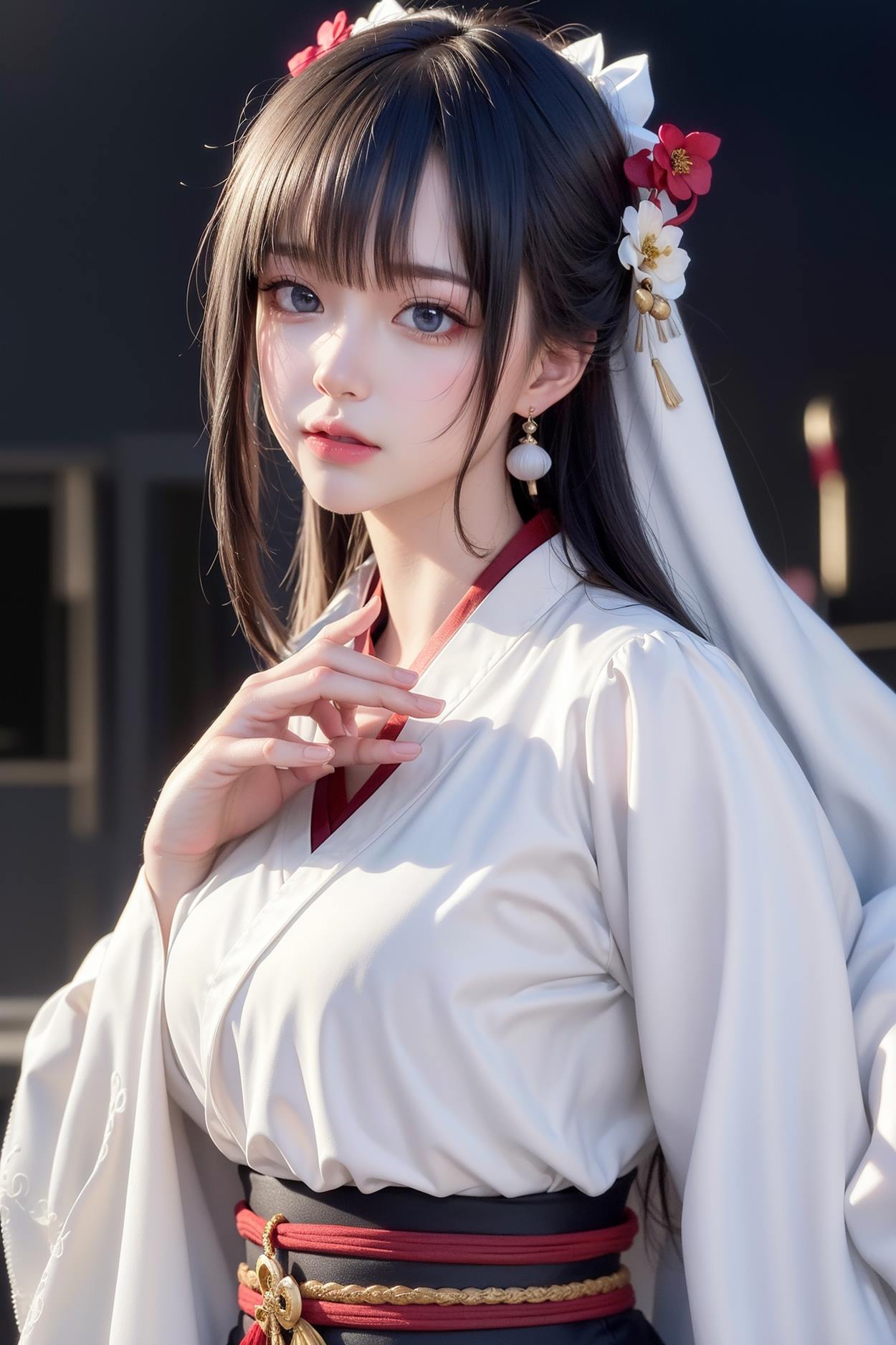 图片[144]-AI绘画 589 白衣小师妹 AI 古典 美女[147P] – 速更版-美库