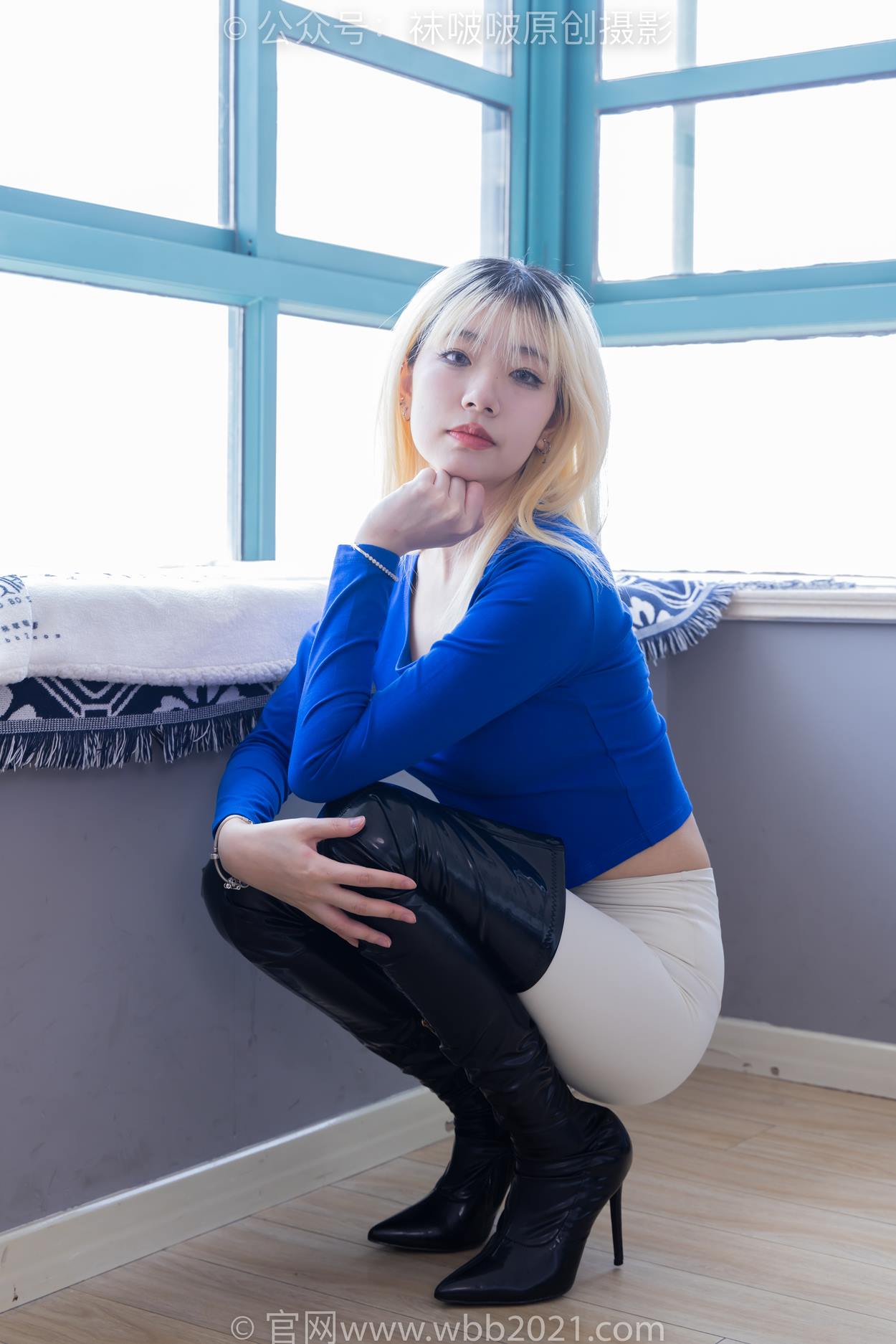 图片[28]-[BoBoSocks袜啵啵]NO.534 小甜豆-高跟长靴、油亮薄黑丝叠穿薄肉丝五指袜、瑜伽短裤裤里丝[144P] – 速更版-美库