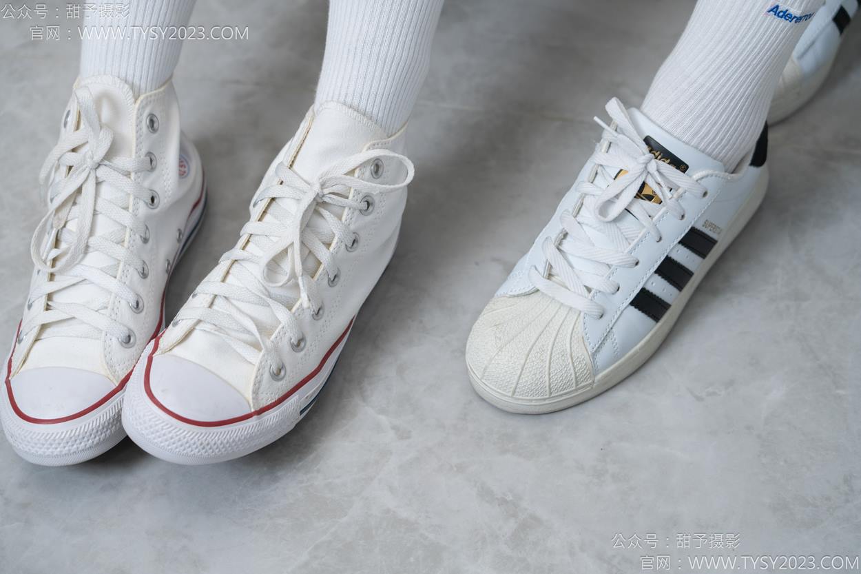 图片[68]-甜予摄影 NO.157 澜澜咖啡豆-帆布鞋、板鞋、白棉袜、薄黑丝、薄肉丝[104P] – 速更版-美库