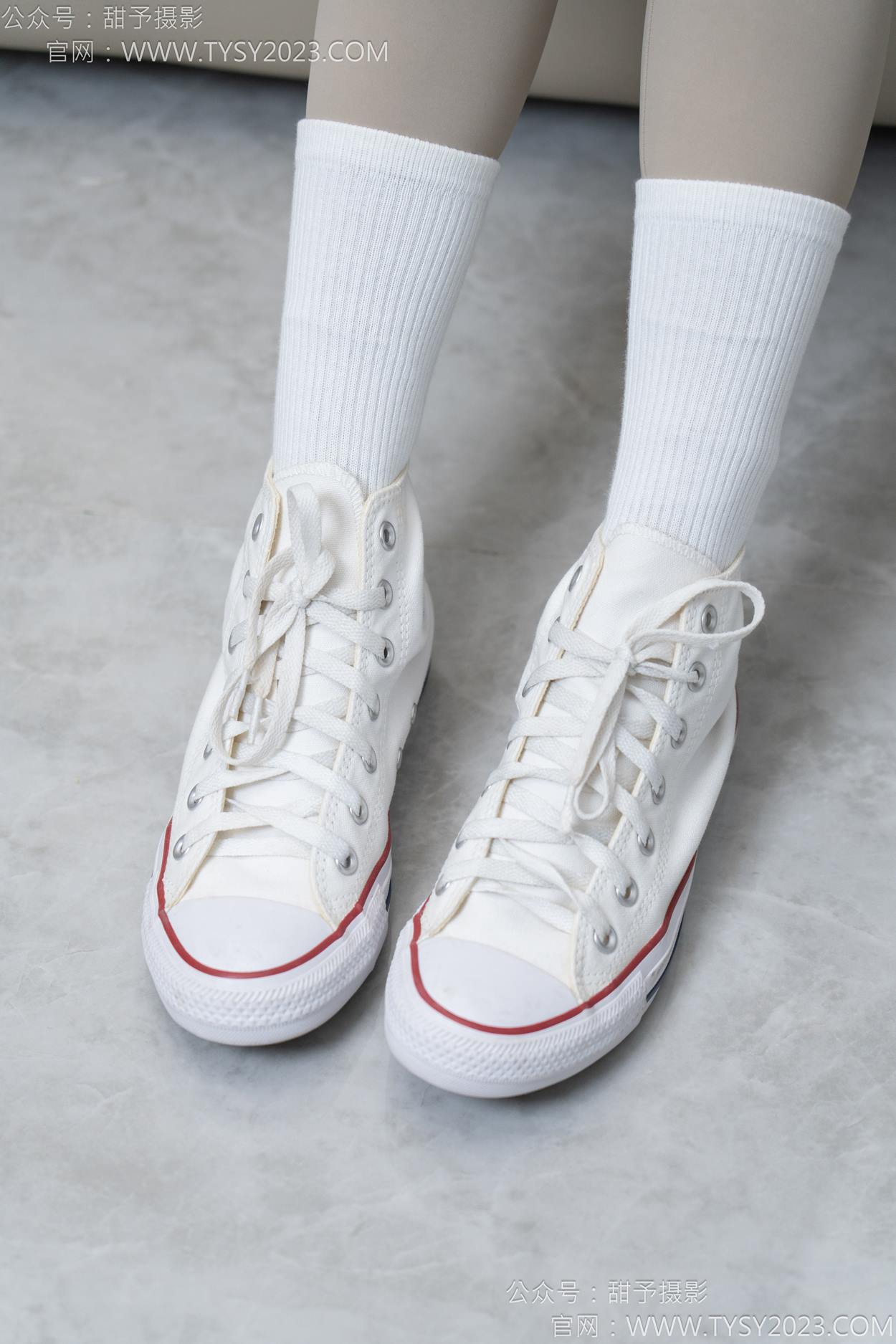 图片[105]-甜予摄影 NO.157 澜澜咖啡豆-帆布鞋、板鞋、白棉袜、薄黑丝、薄肉丝[104P] – 速更版-美库