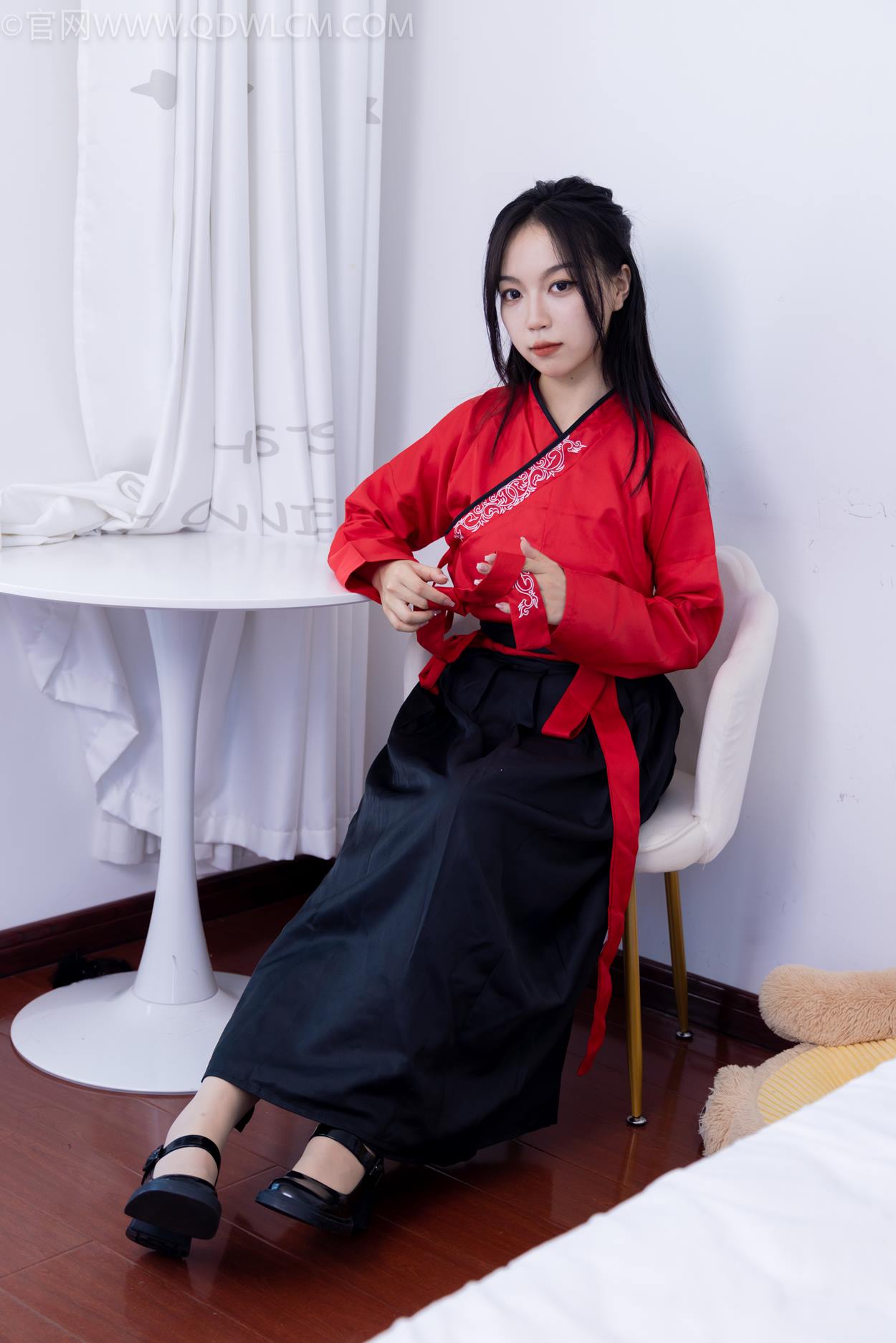 图片[10]-物恋传媒 NO.2330 纱纱-汉服、皮鞋、白棉袜、薄肉丝[151P] – 速更版-美库