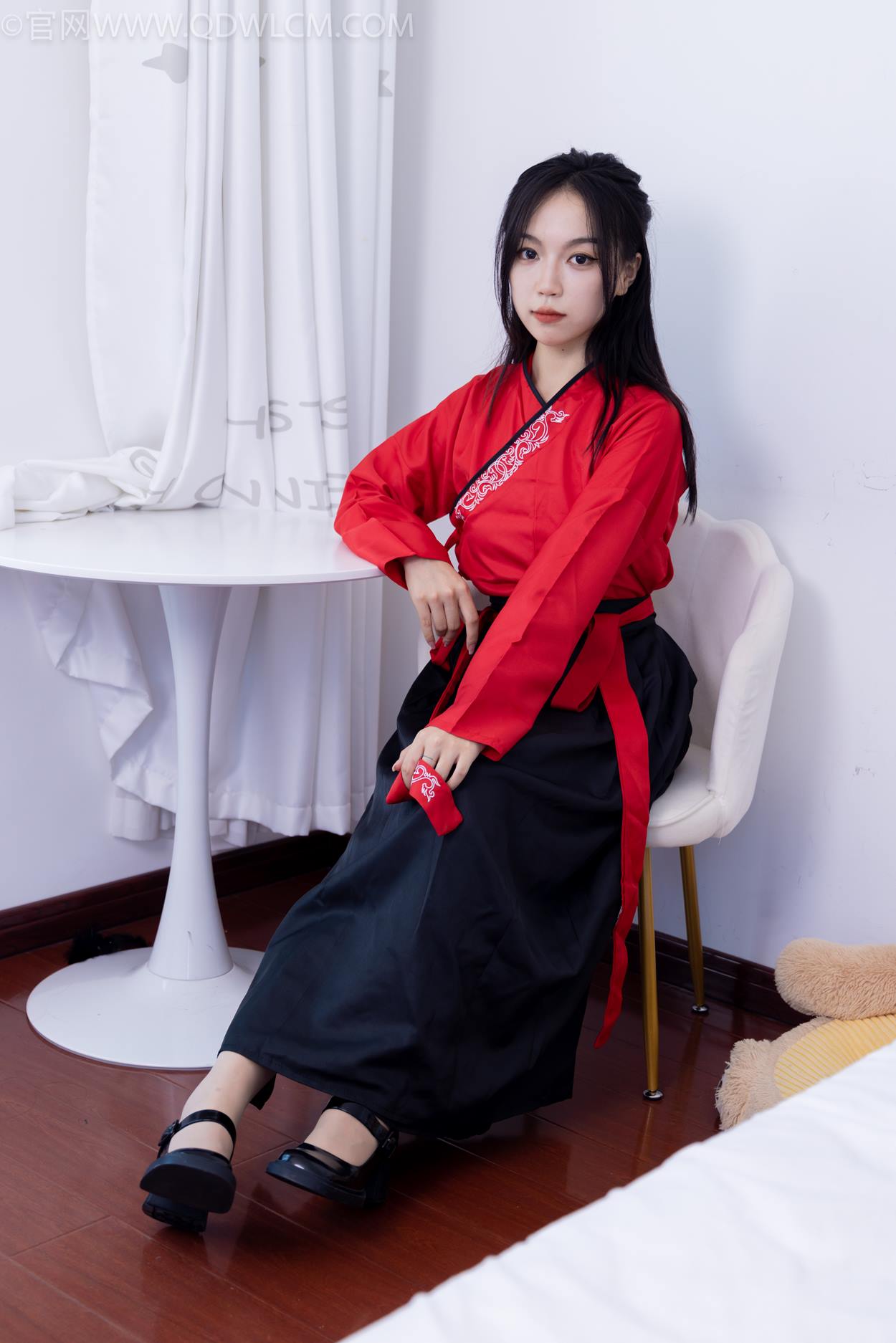 图片[12]-物恋传媒 NO.2330 纱纱-汉服、皮鞋、白棉袜、薄肉丝[151P] – 速更版-美库