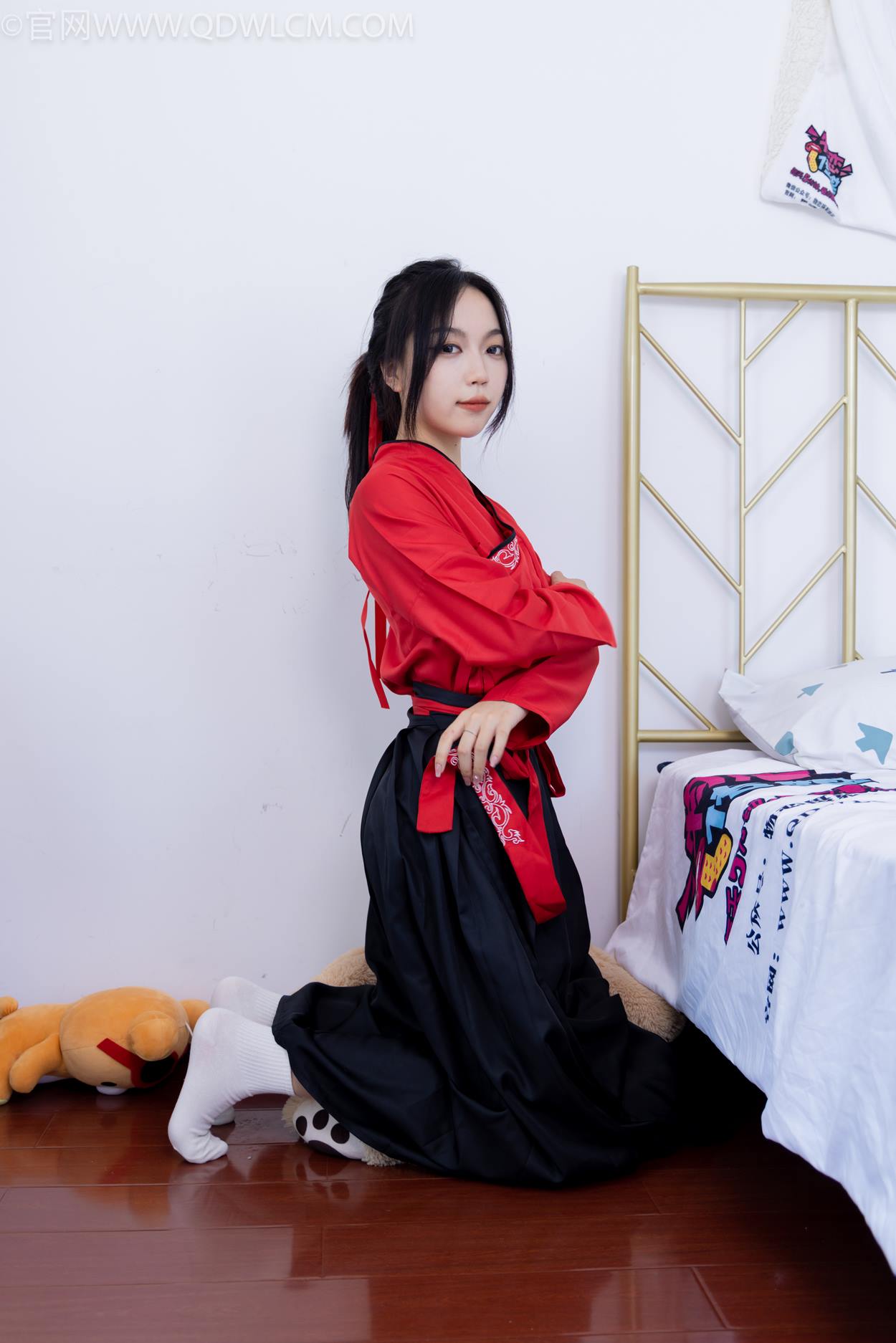 图片[13]-物恋传媒 NO.2330 纱纱-汉服、皮鞋、白棉袜、薄肉丝[151P] – 速更版-美库