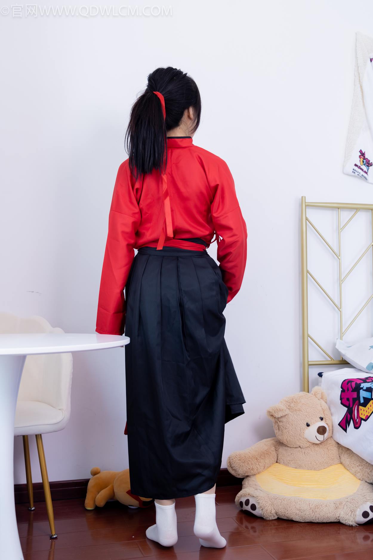 图片[14]-物恋传媒 NO.2330 纱纱-汉服、皮鞋、白棉袜、薄肉丝[151P] – 速更版-美库