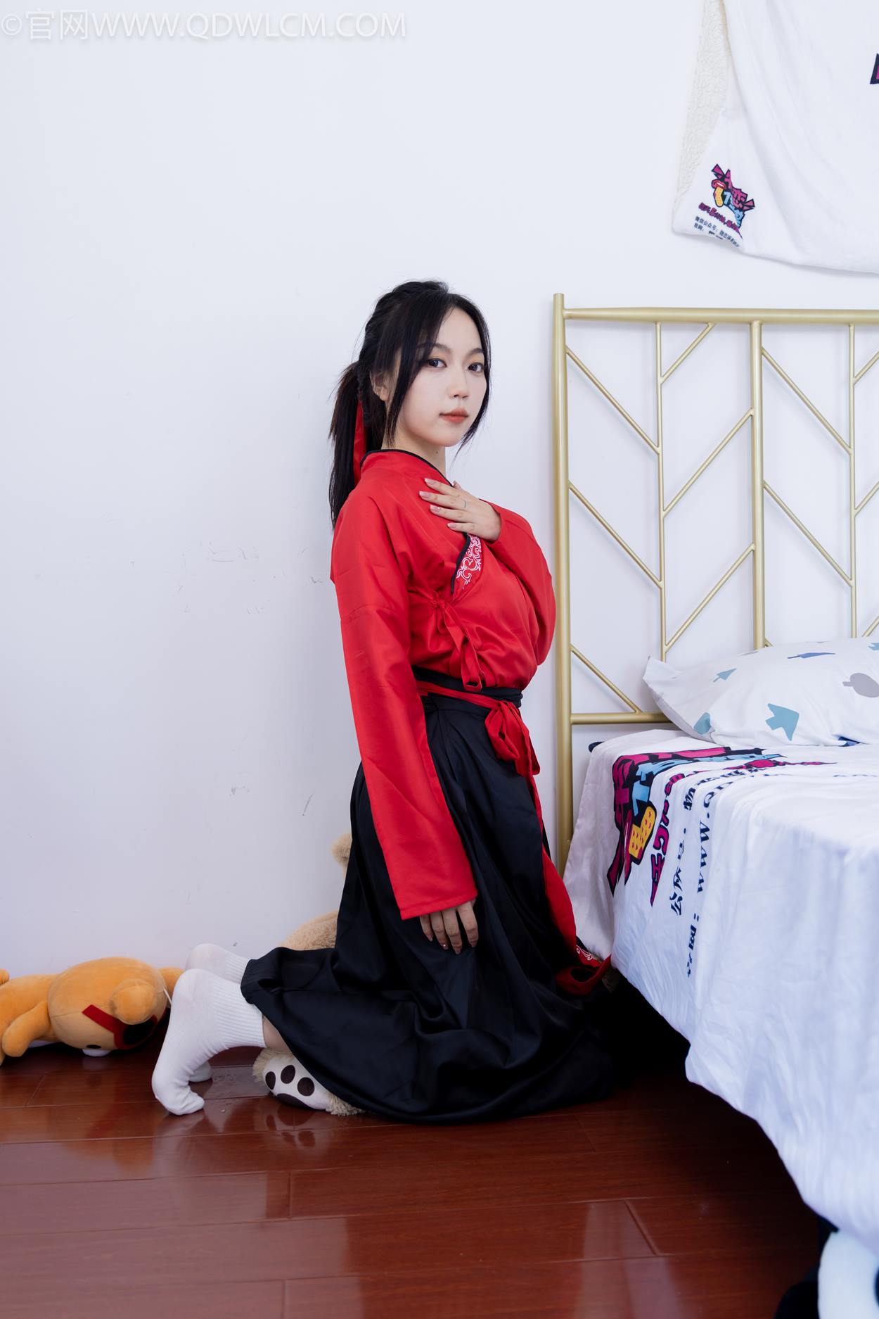 图片[15]-物恋传媒 NO.2330 纱纱-汉服、皮鞋、白棉袜、薄肉丝[151P] – 速更版-美库