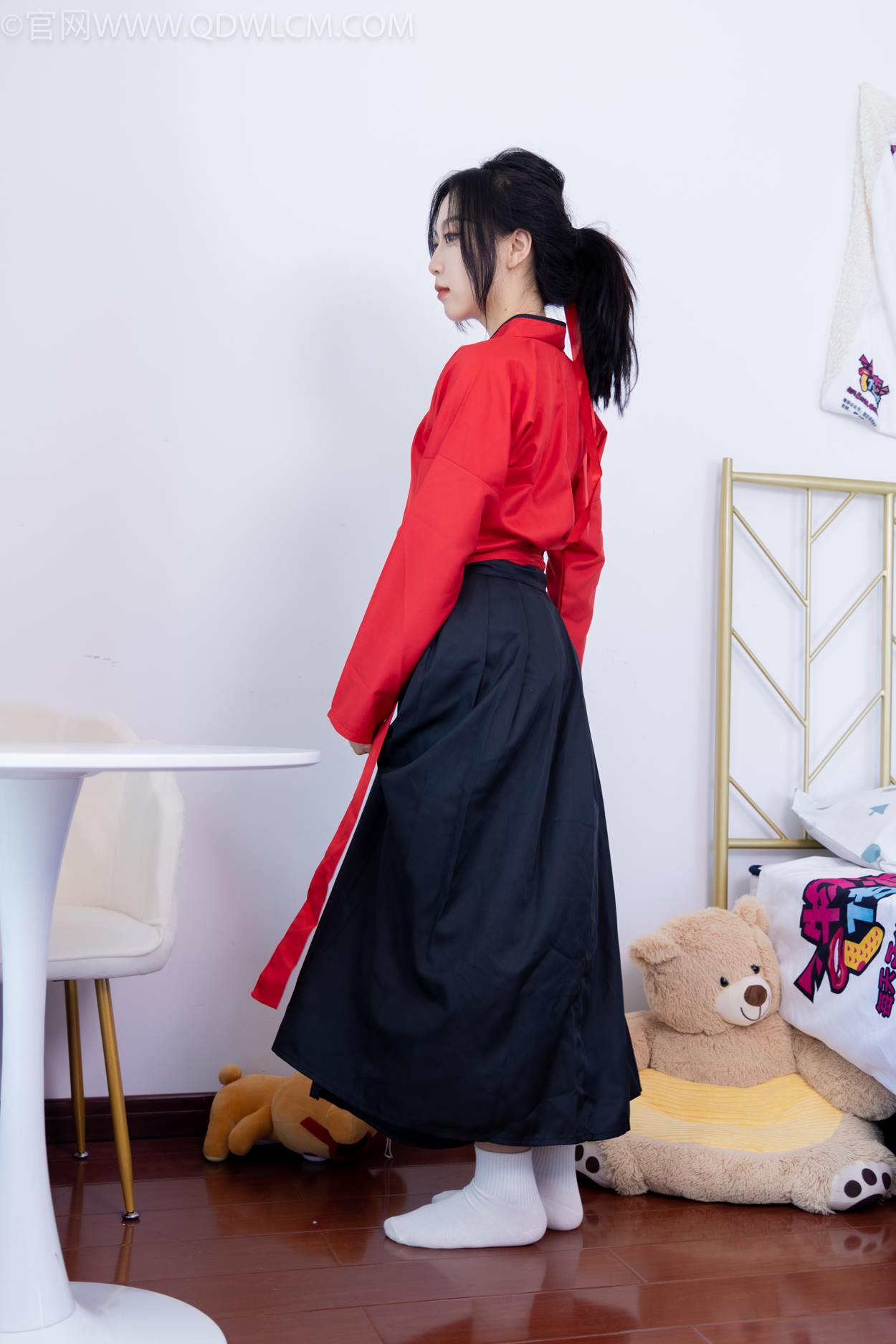 图片[17]-物恋传媒 NO.2330 纱纱-汉服、皮鞋、白棉袜、薄肉丝[151P] – 速更版-美库