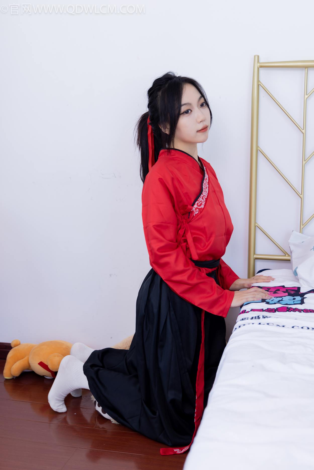 图片[36]-物恋传媒 NO.2330 纱纱-汉服、皮鞋、白棉袜、薄肉丝[151P] – 速更版-美库