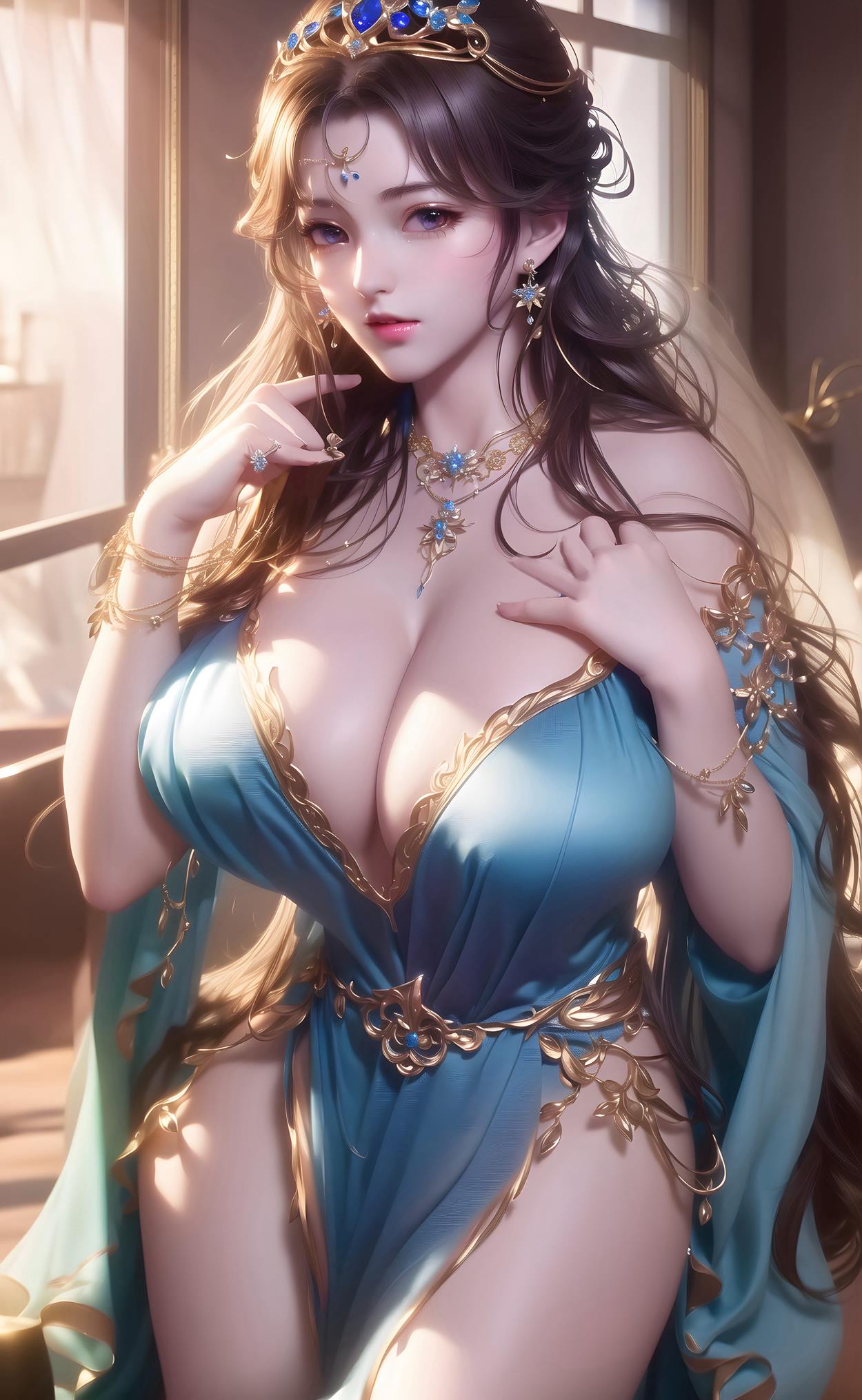 图片[22]-AI绘画 593 丝袜 美女 古典 AI[60P] – 速更版-美库