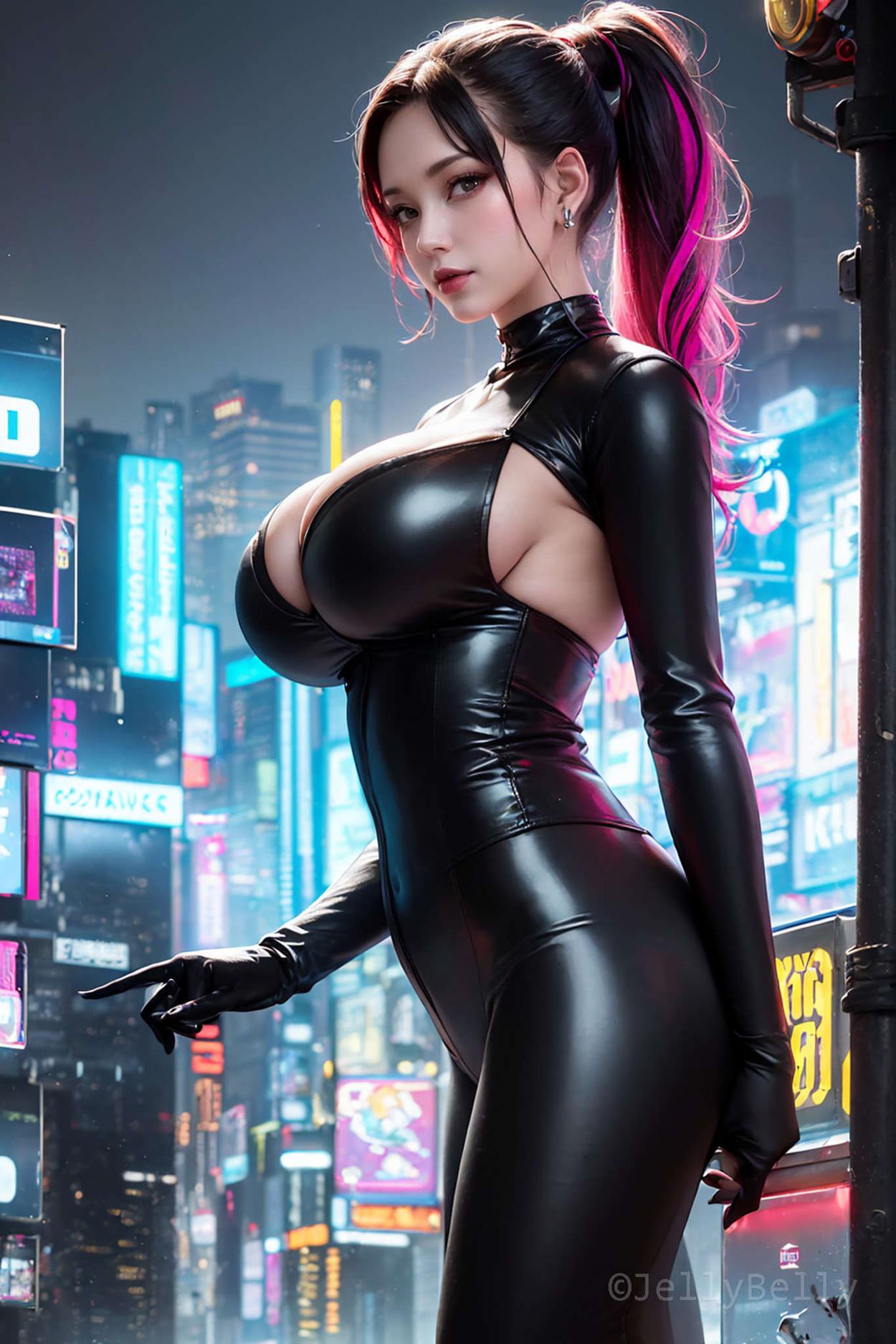 图片[31]-AI绘画 595 赛博朋克[90P] – 速更版-美库