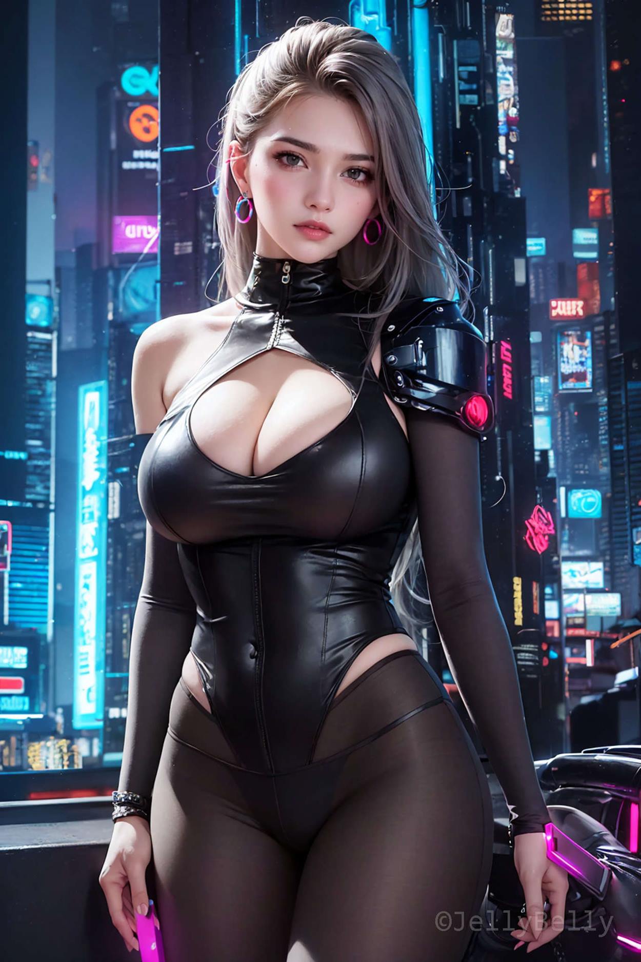 图片[45]-AI绘画 595 赛博朋克[90P] – 速更版-美库