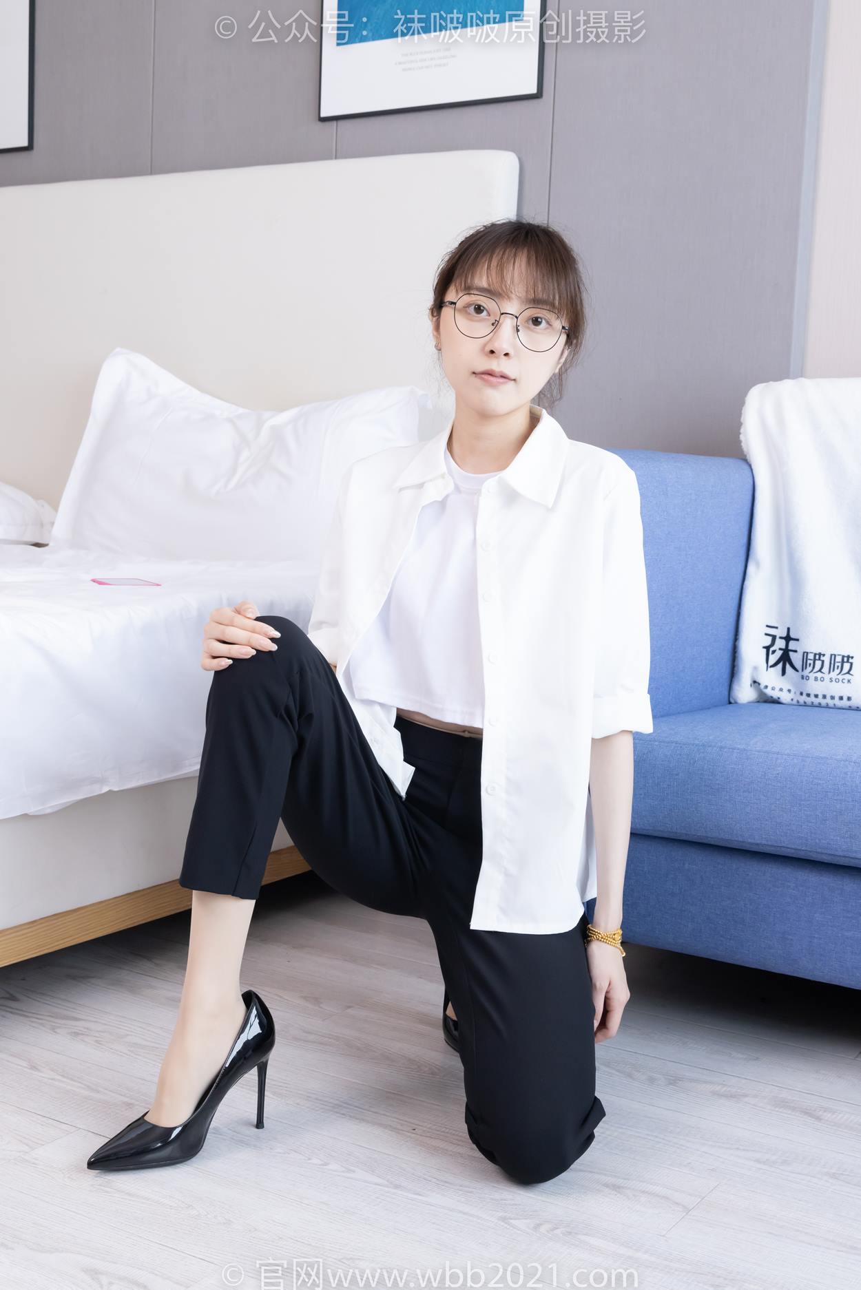 图片[14]-[BoBoSocks袜啵啵]NO.535 稚予-高跟鞋、皮鞋、黑棉袜、薄肉丝、裤里丝[128P] – 速更版-美库