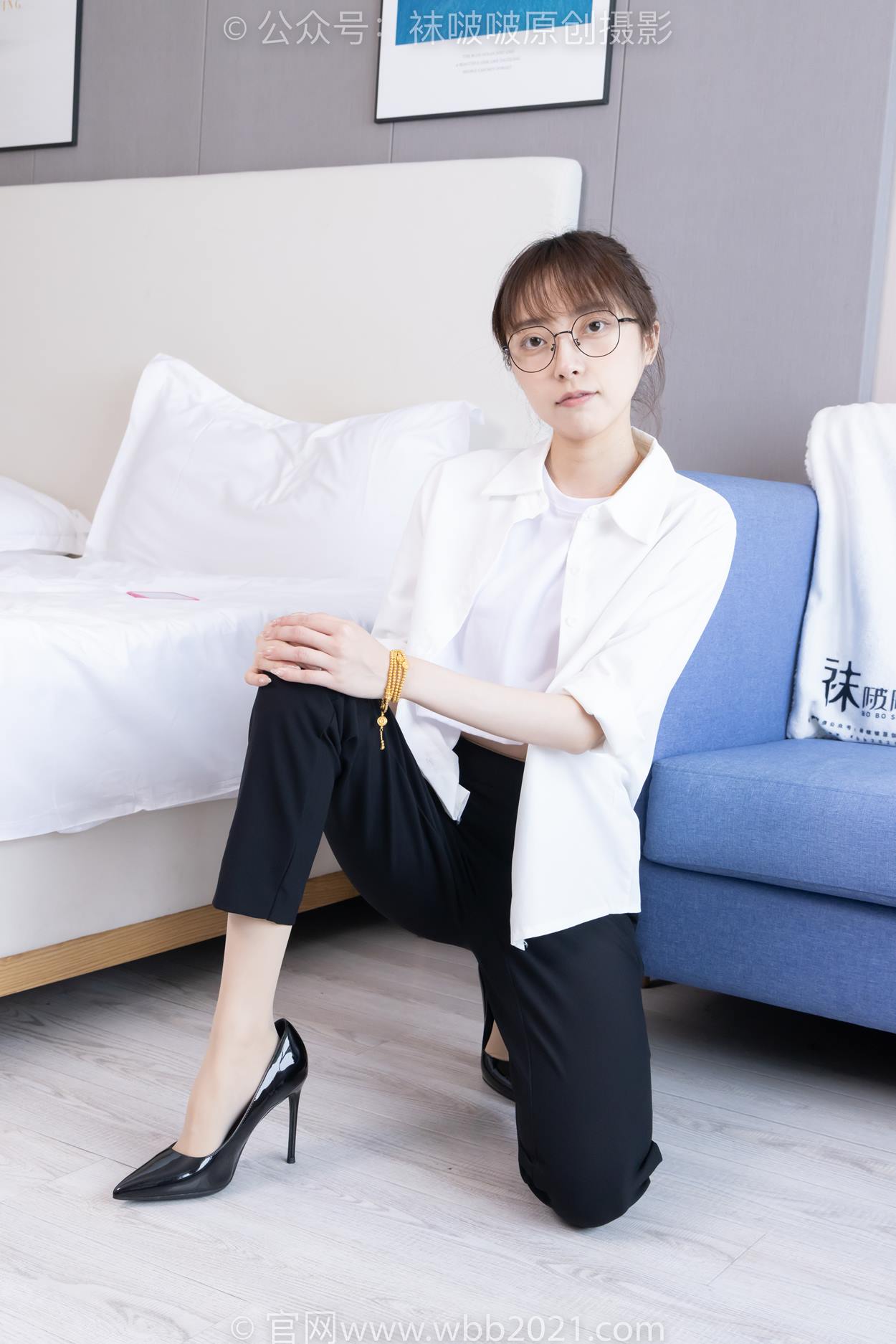 图片[15]-[BoBoSocks袜啵啵]NO.535 稚予-高跟鞋、皮鞋、黑棉袜、薄肉丝、裤里丝[128P] – 速更版-美库