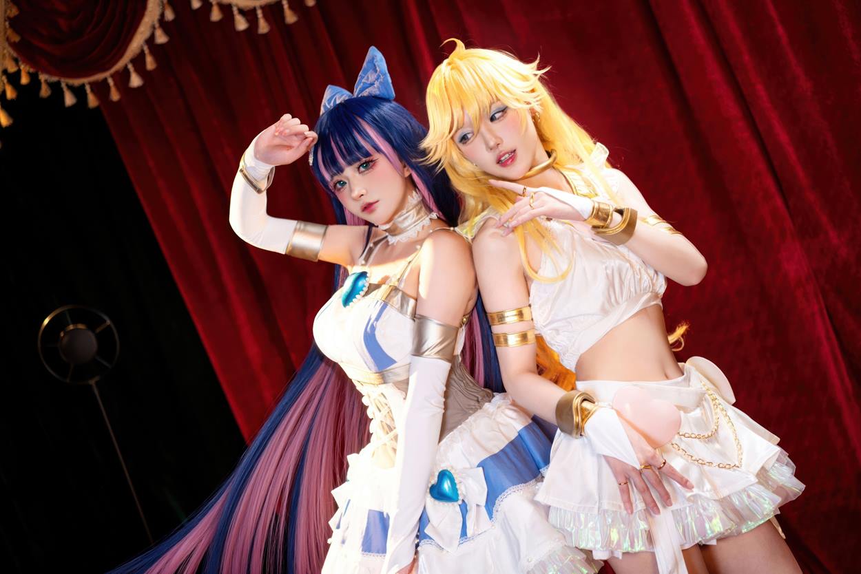 图片[11]-阿包也是兔娘 & 苏苏苏Sofia – 吊带袜天使[20P] – 速更版-美库