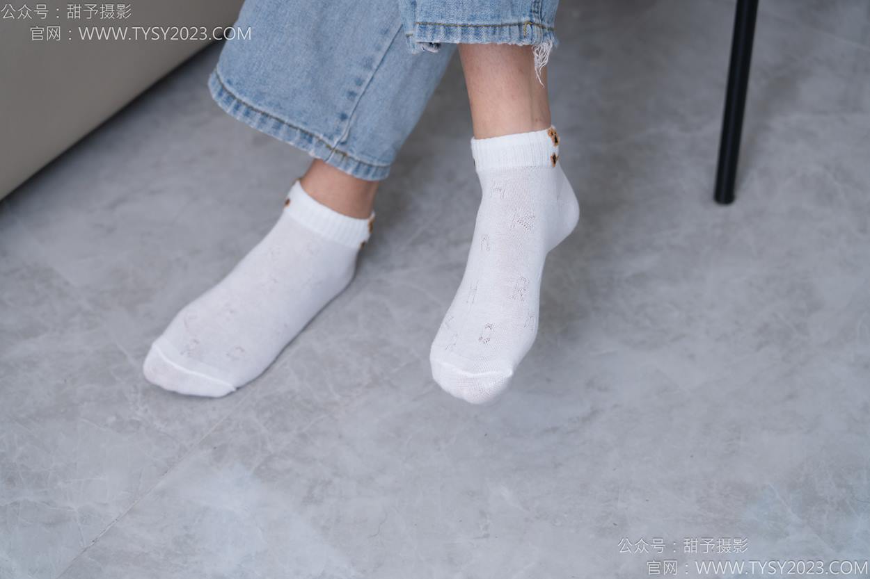 图片[25]-甜予摄影 NO.163 娃娃-板鞋、白棉袜、裸足[90P] – 速更版-美库