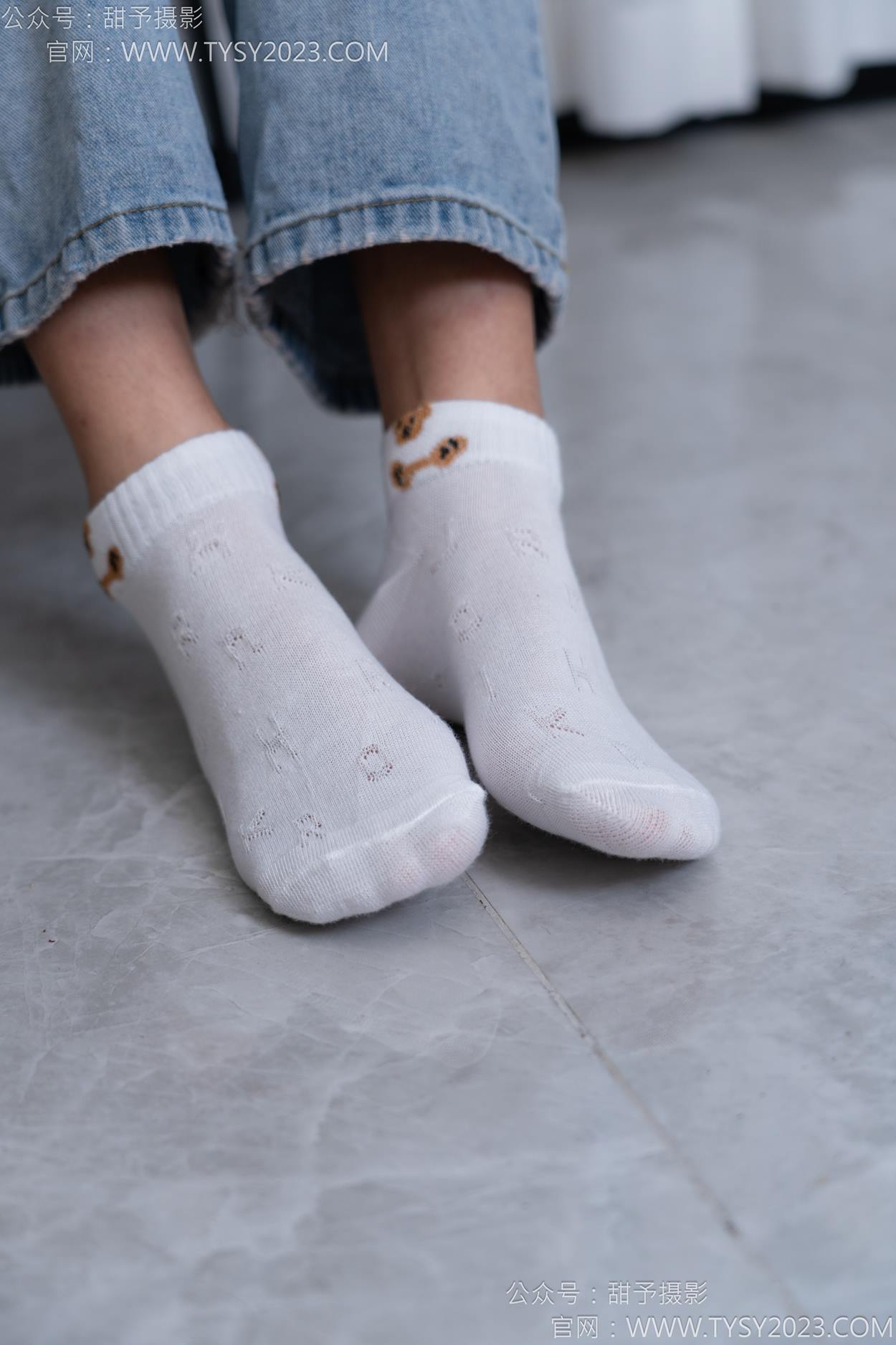 图片[34]-甜予摄影 NO.163 娃娃-板鞋、白棉袜、裸足[90P] – 速更版-美库