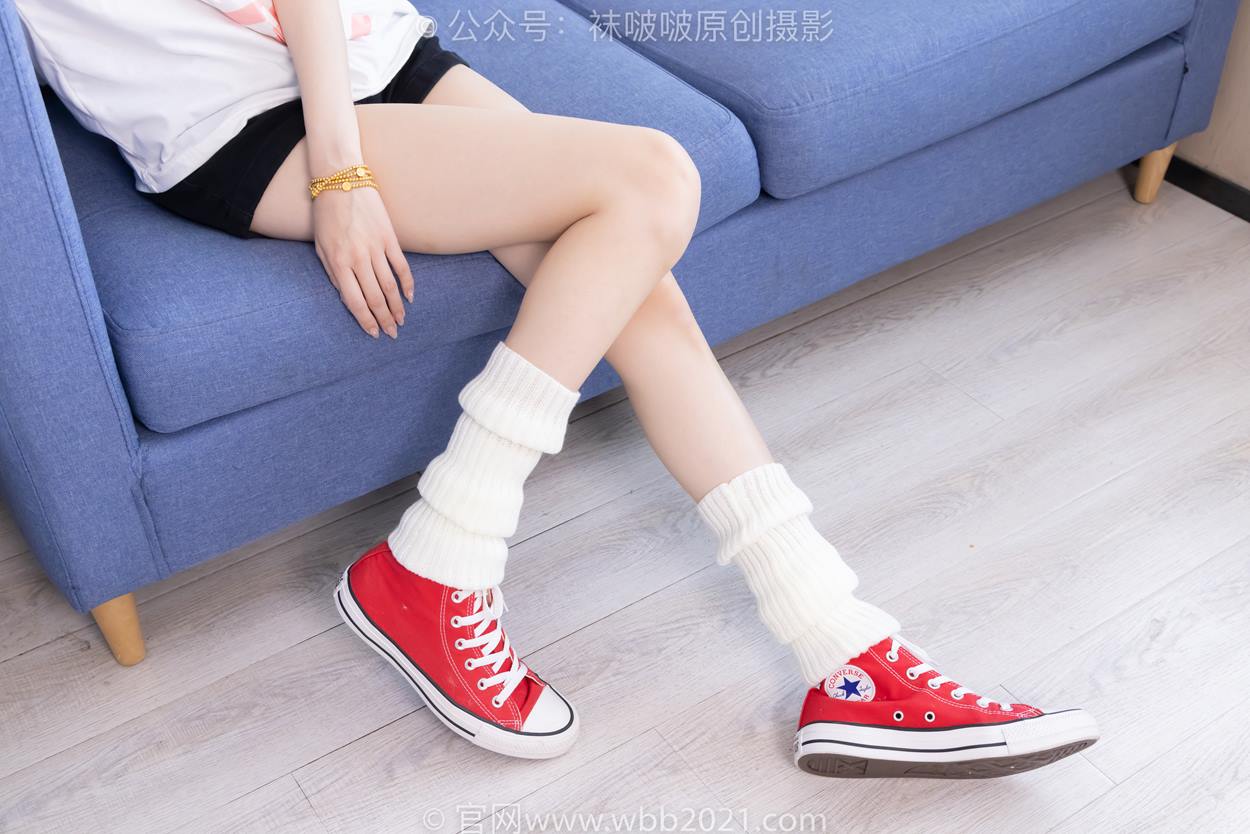 图片[10]-[BoBoSocks袜啵啵]NO.527 稚予-帆布鞋、堆堆袜套、白棉袜（花絮版）[104P] – 速更版-美库