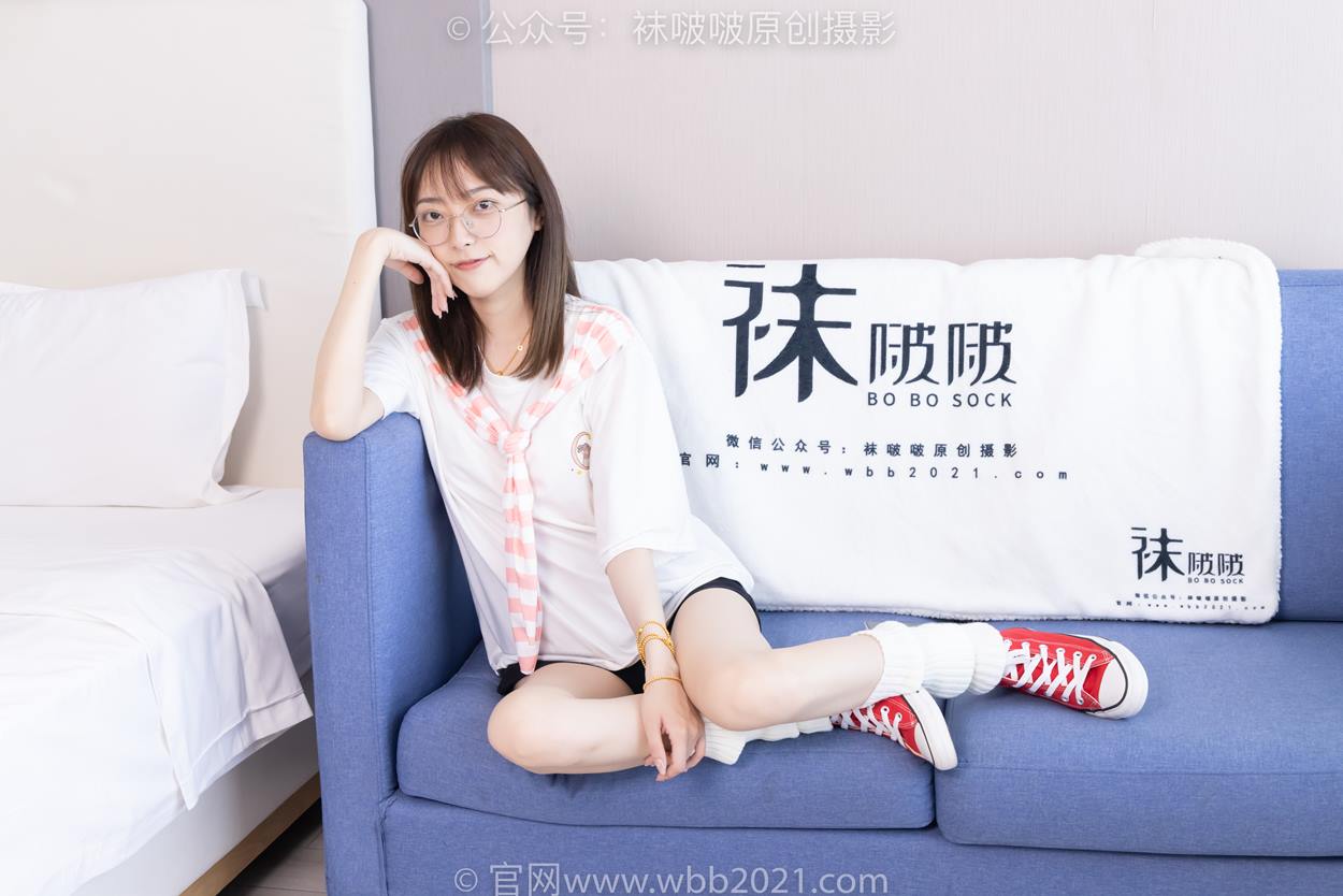 图片[37]-[BoBoSocks袜啵啵]NO.527 稚予-帆布鞋、堆堆袜套、白棉袜（花絮版）[104P] – 速更版-美库