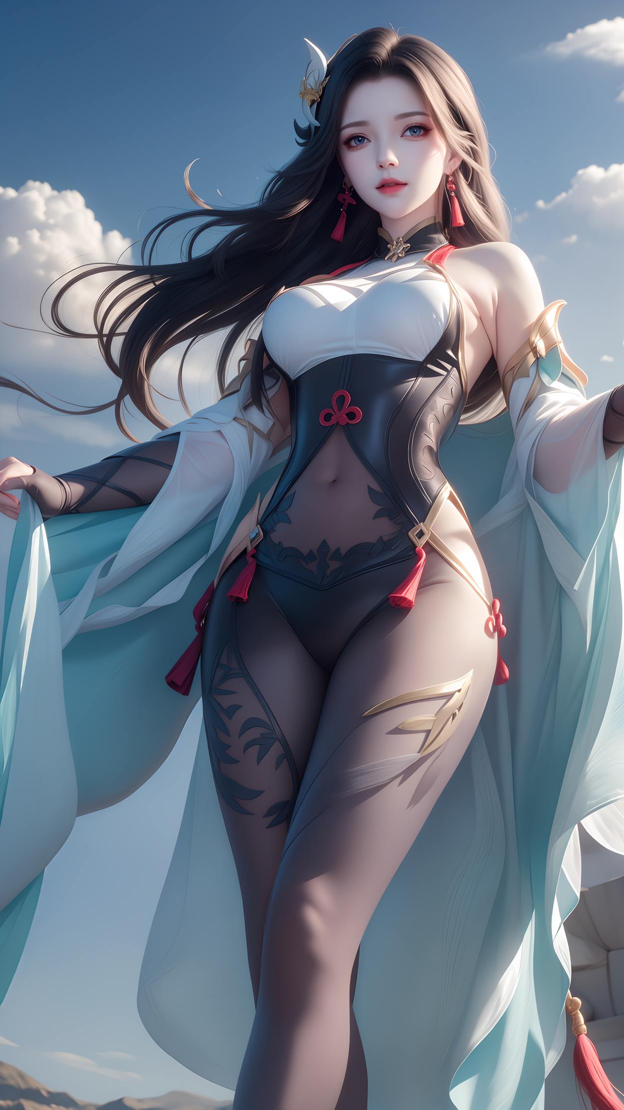 图片[17]-AI绘画 598 原神申鹤 性感原服和泳衣[55P] – 速更版-美库