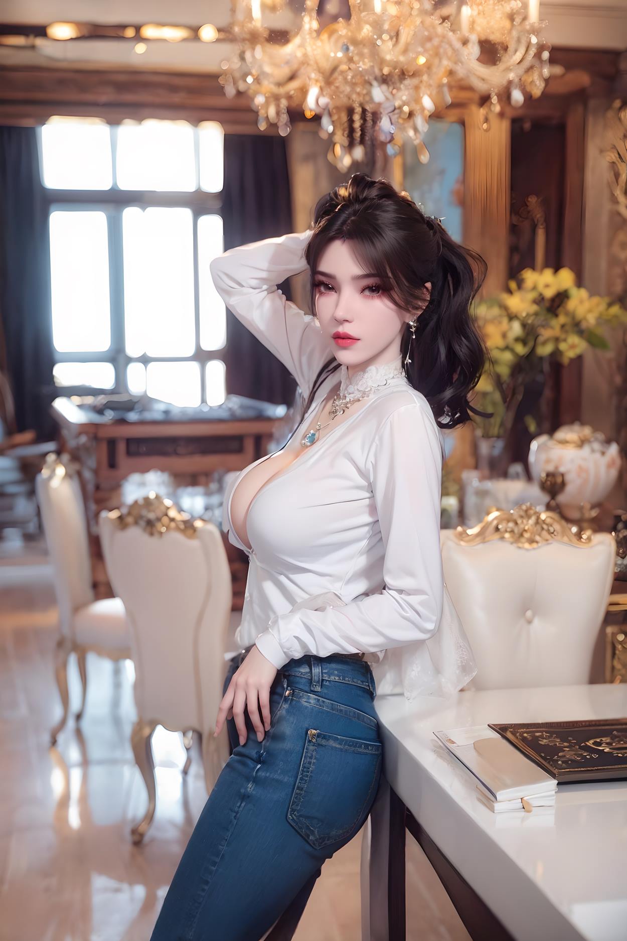 图片[32]-AI绘画 597 李慕婉[53P] – 速更版-美库