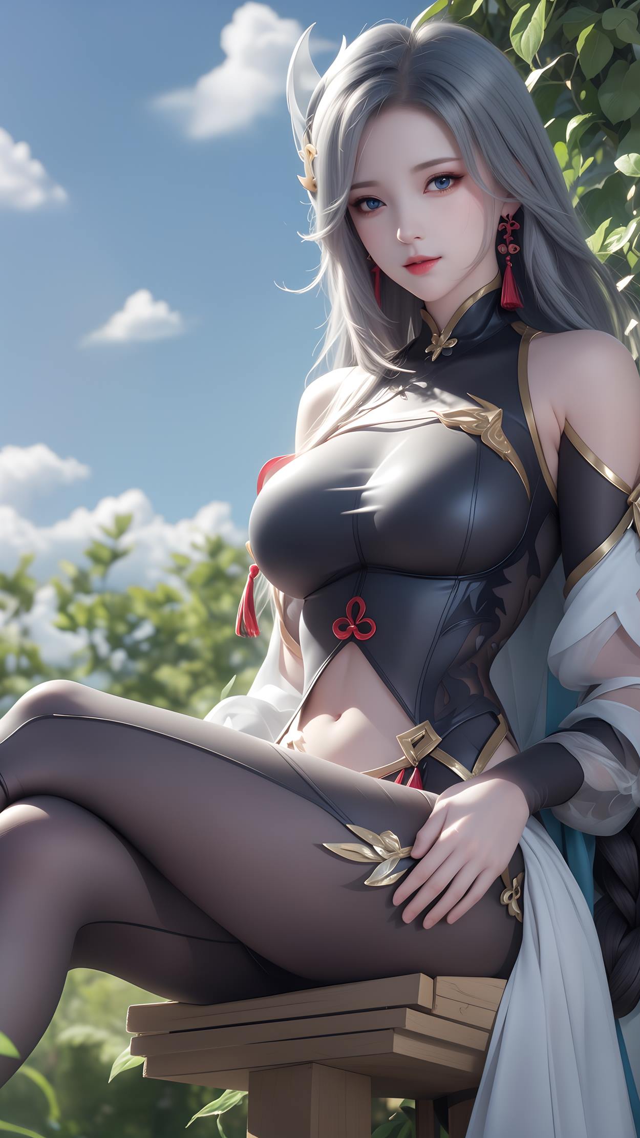 图片[47]-AI绘画 598 原神申鹤 性感原服和泳衣[55P] – 速更版-美库