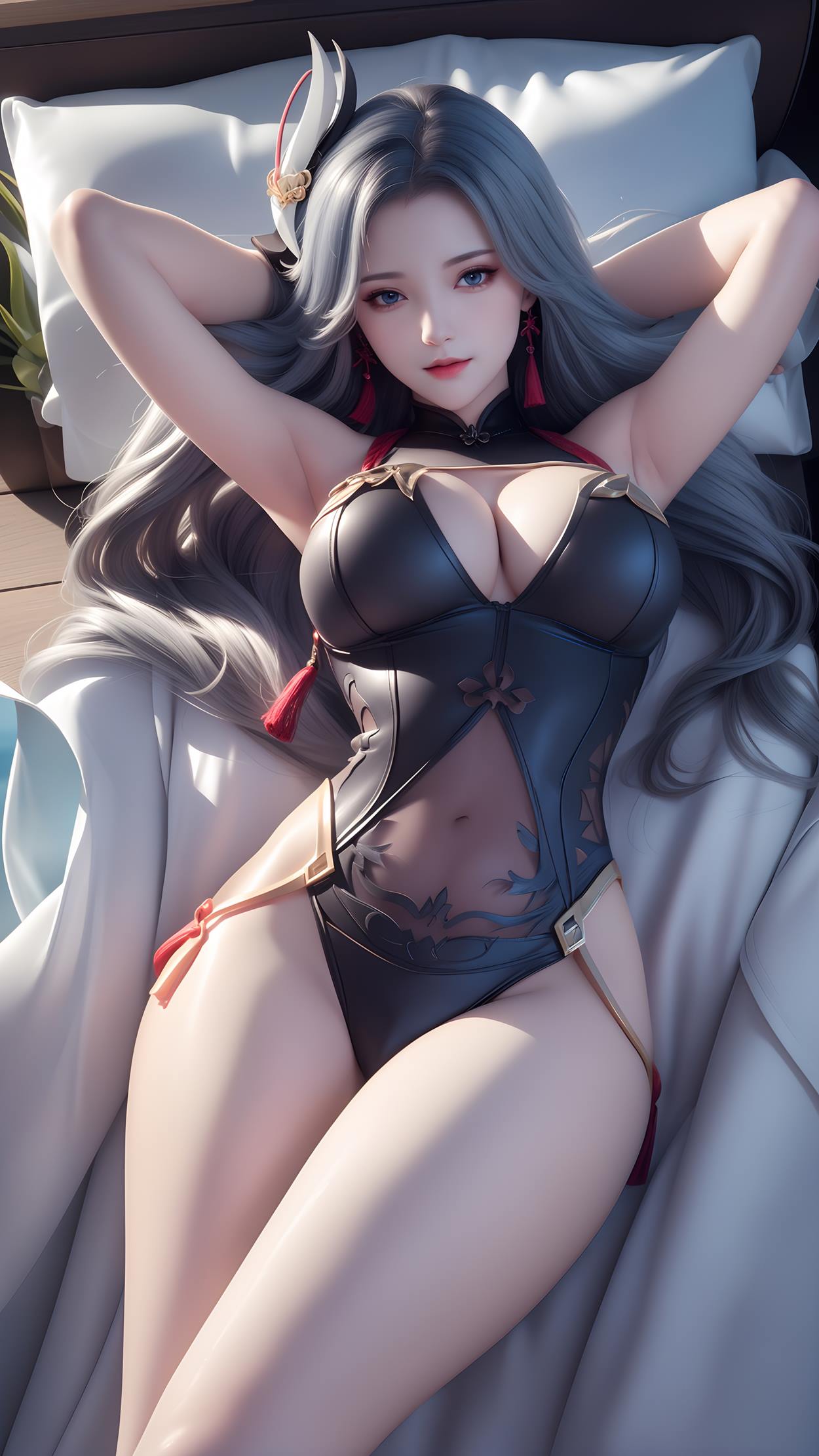 图片[51]-AI绘画 598 原神申鹤 性感原服和泳衣[55P] – 速更版-美库