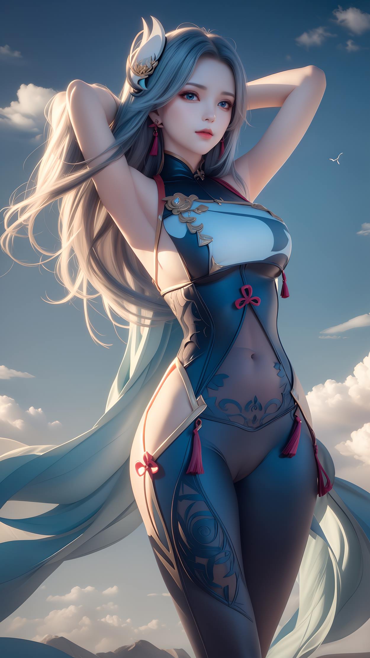 图片[52]-AI绘画 598 原神申鹤 性感原服和泳衣[55P] – 速更版-美库