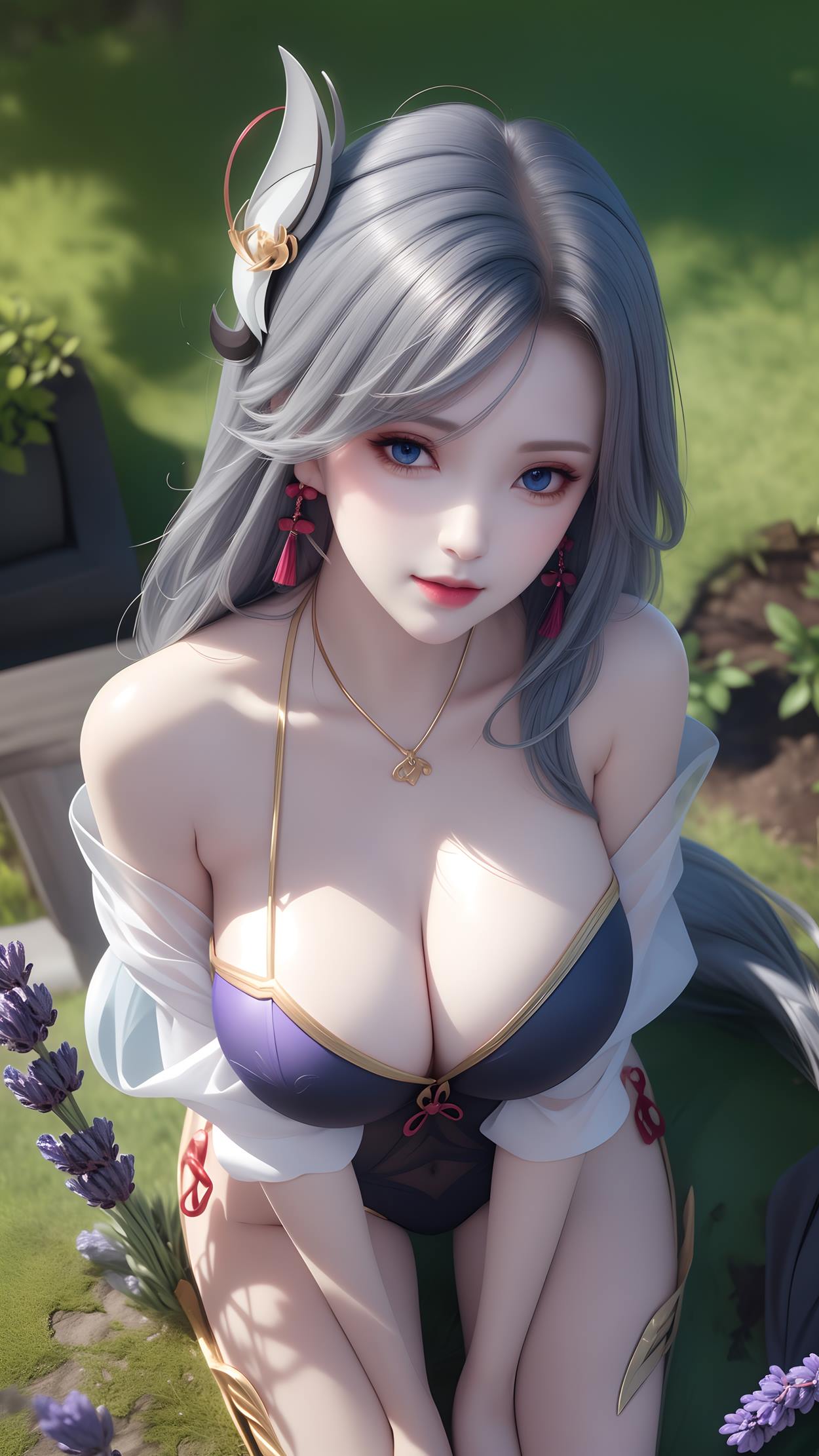 图片[55]-AI绘画 598 原神申鹤 性感原服和泳衣[55P] – 速更版-美库