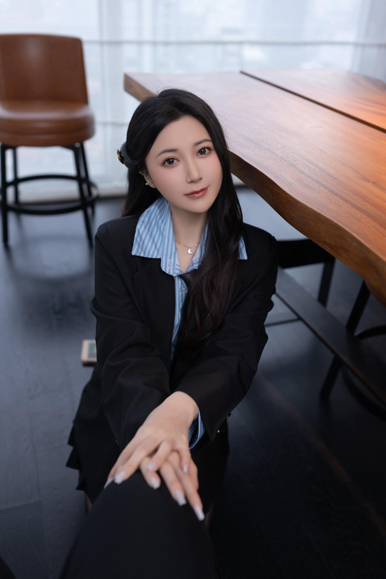 图片[15]-秀人名模鱼子酱Fish《校园少女》写真[45P] – 速更版-美库