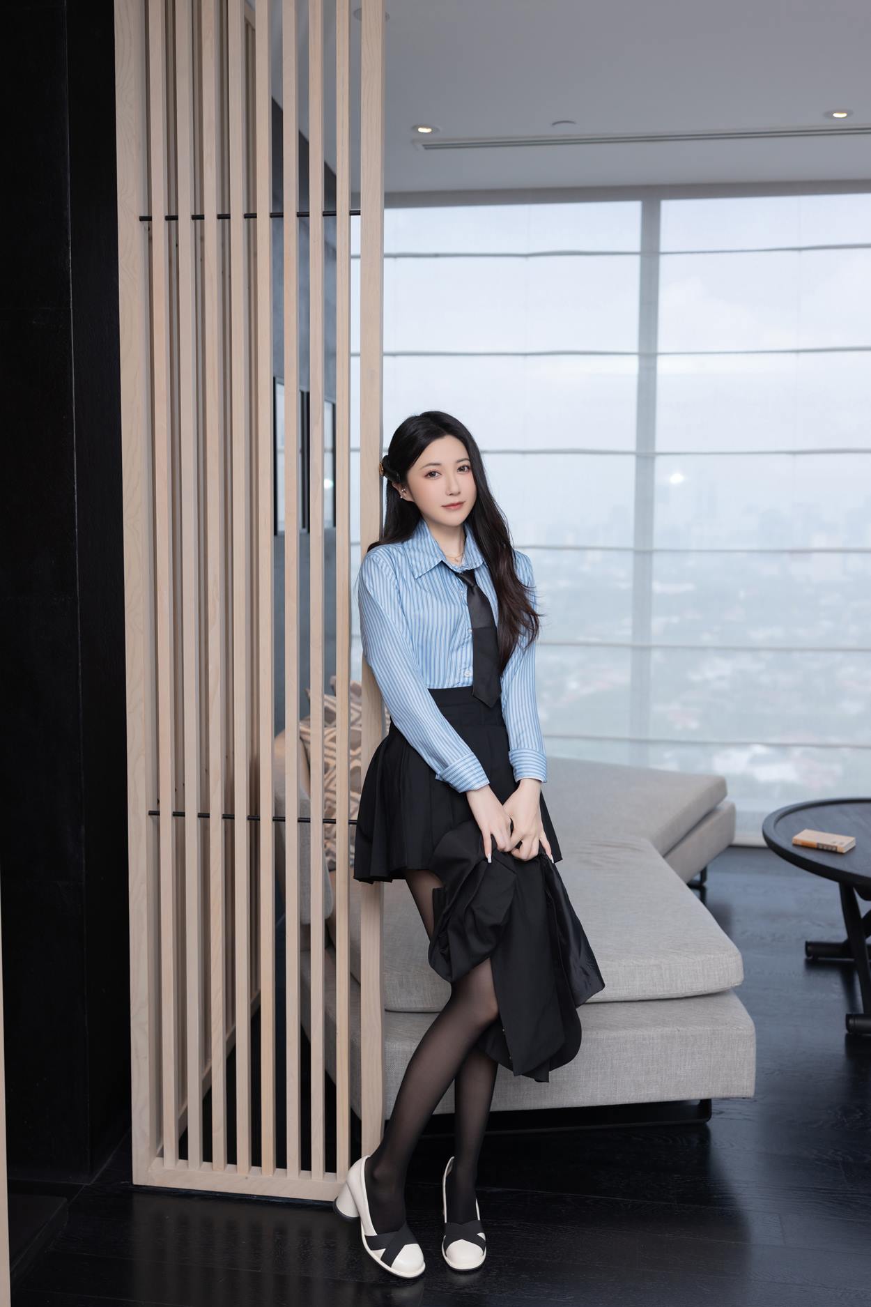 图片[17]-秀人名模鱼子酱Fish《校园少女》写真[45P] – 速更版-美库