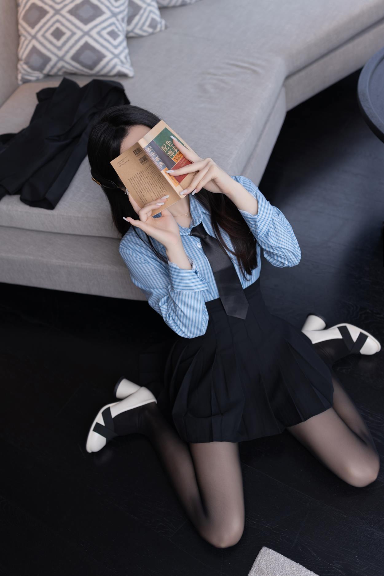 图片[20]-秀人名模鱼子酱Fish《校园少女》写真[45P] – 速更版-美库