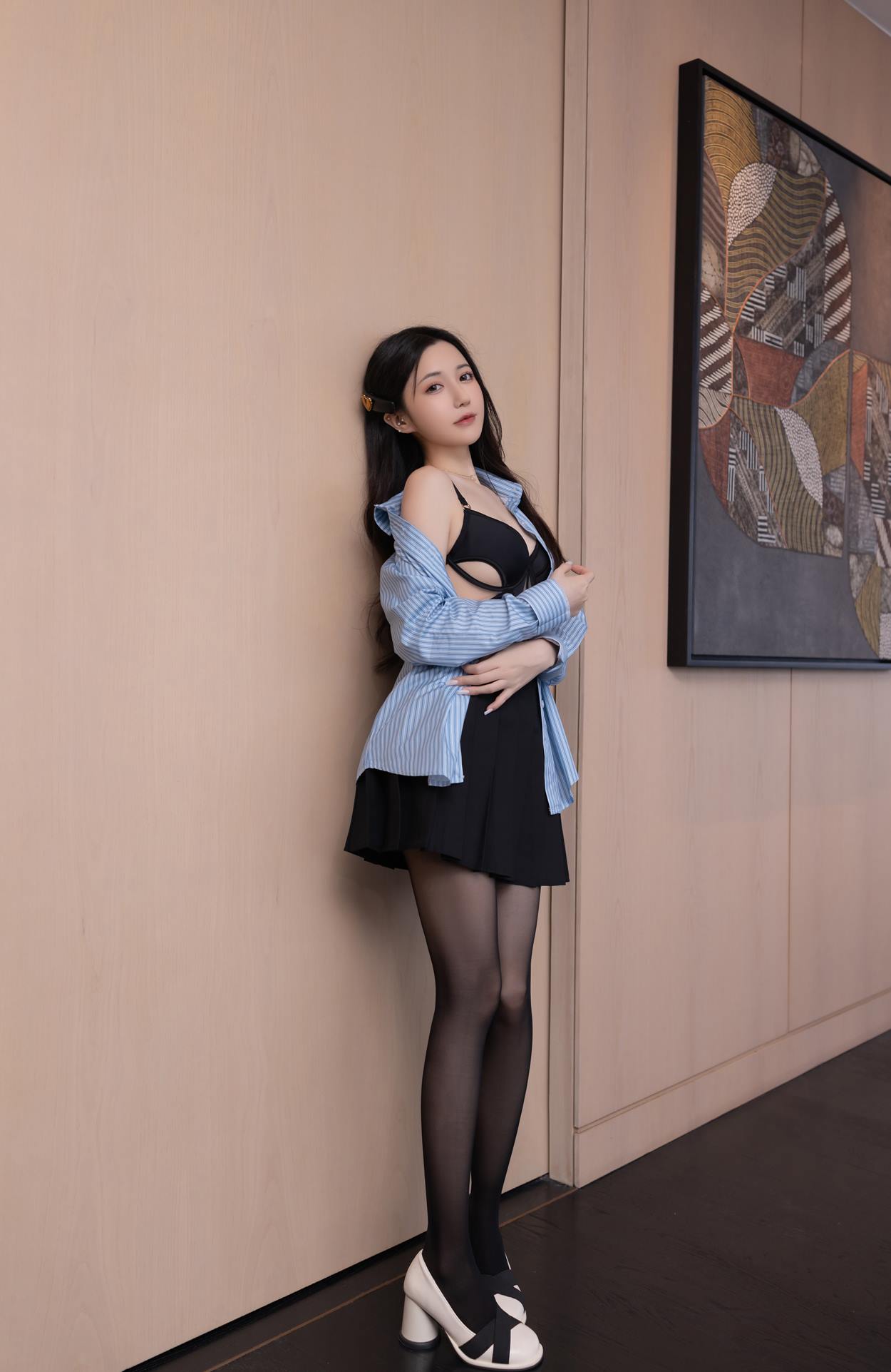 图片[28]-秀人名模鱼子酱Fish《校园少女》写真[45P] – 速更版-美库